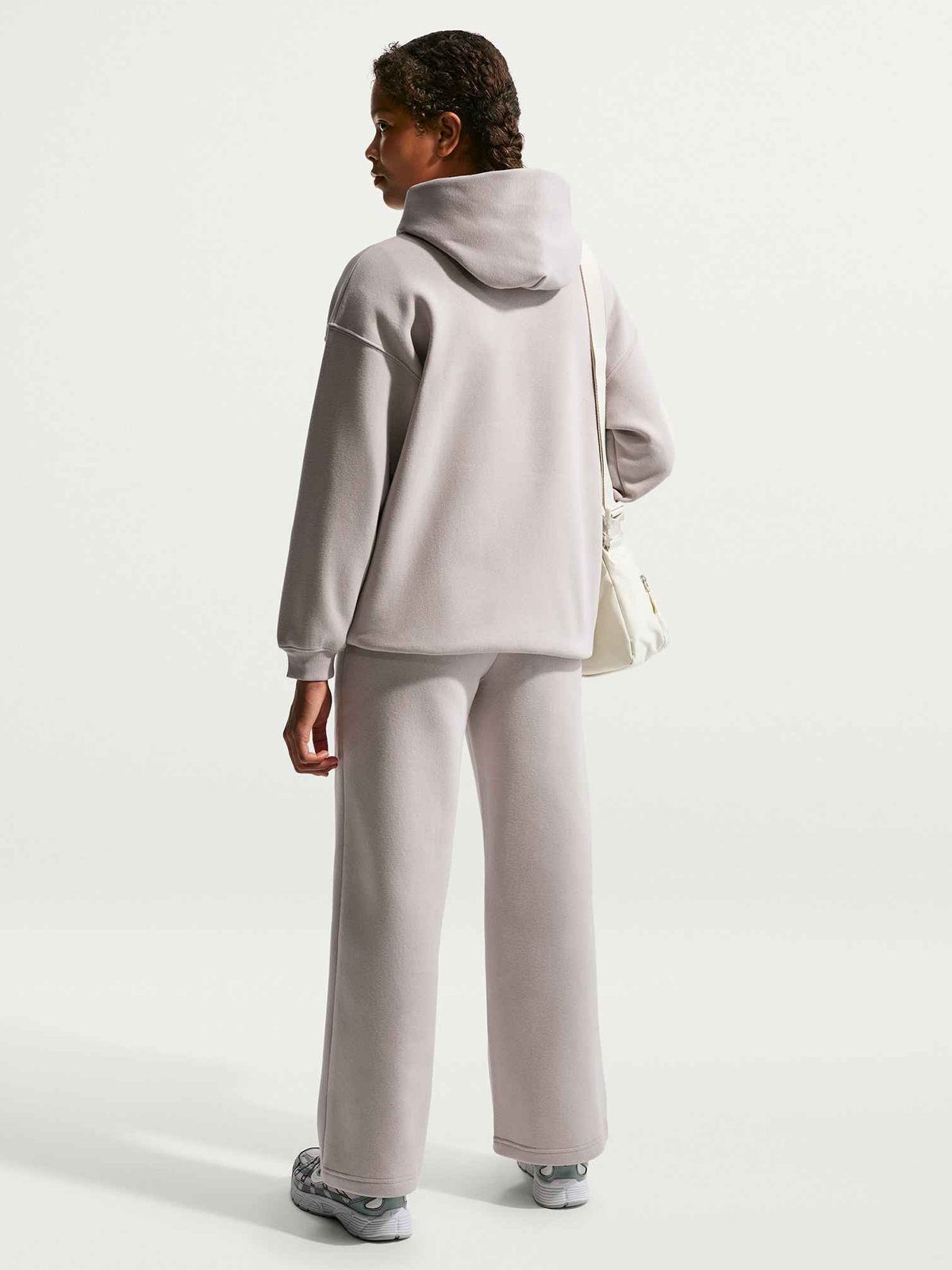 Nike Sportswear Studio Fleece Moon Particle / White