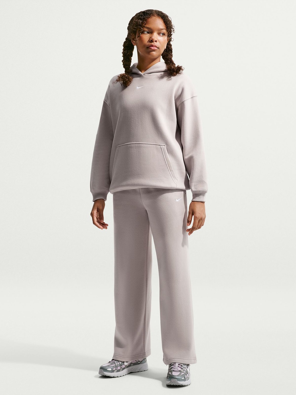 Nike Sportswear Studio Fleece Grå
