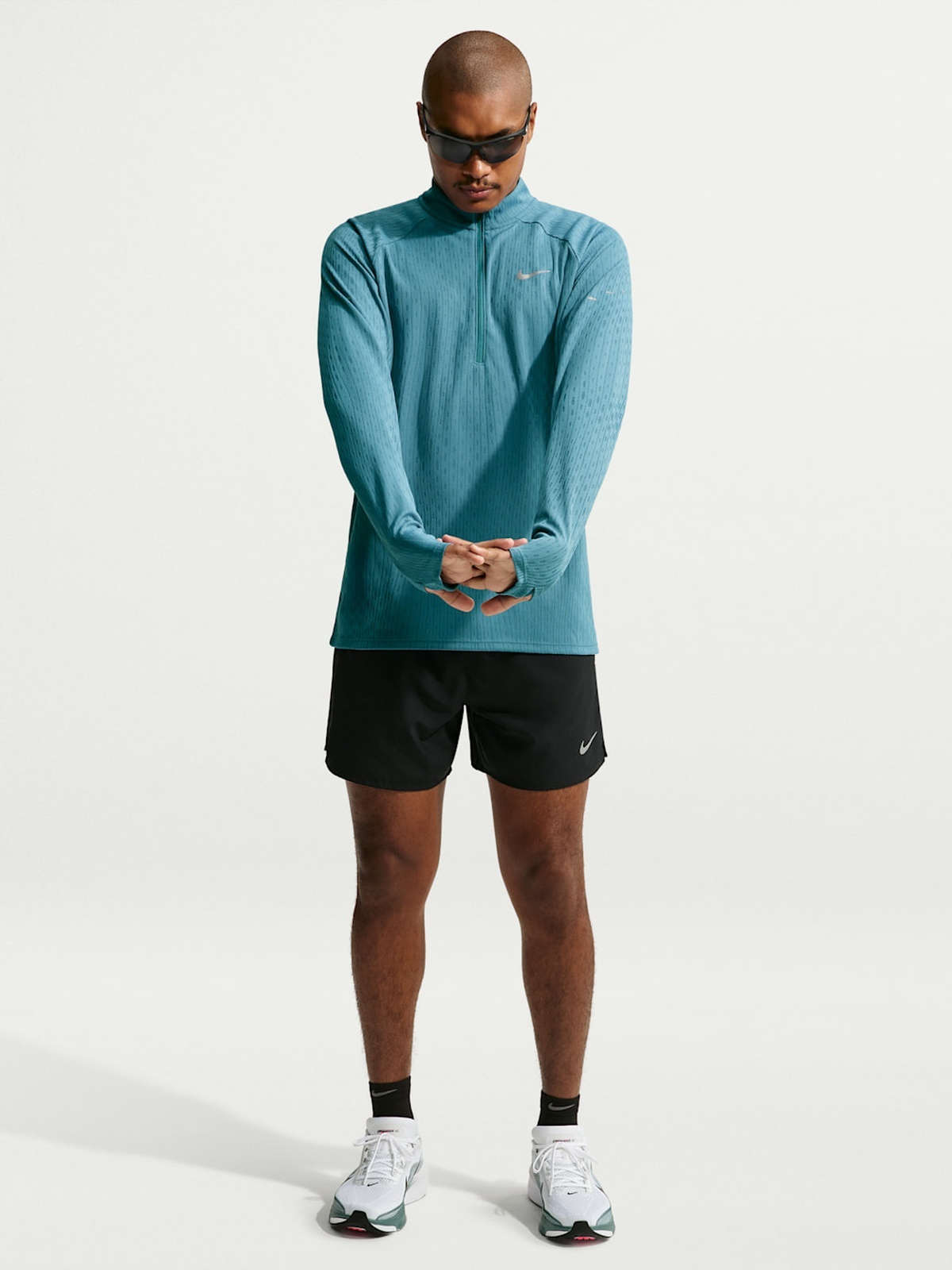 Nike Stride Aero-Fit 1/2-Zip Running Top Blå
