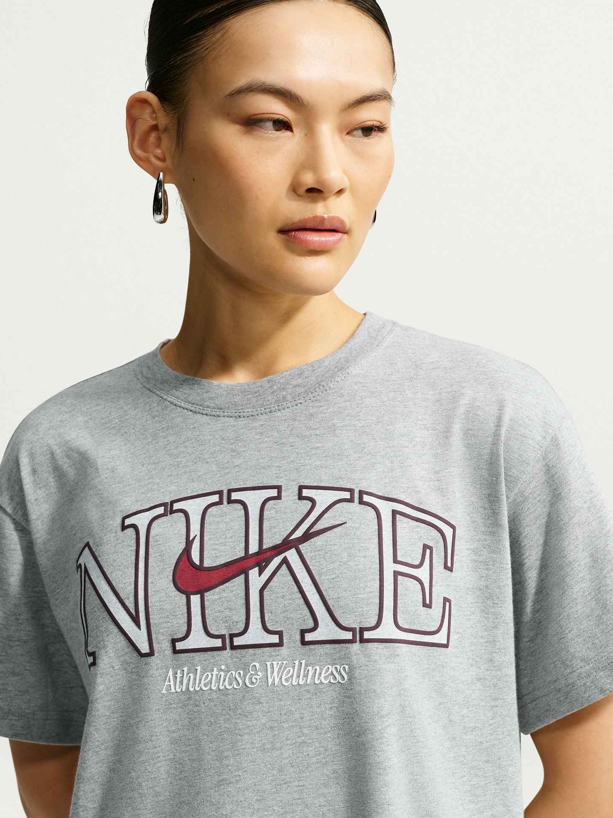 Nike Sportswear Classic Oversized T-Shirt Grey Heather