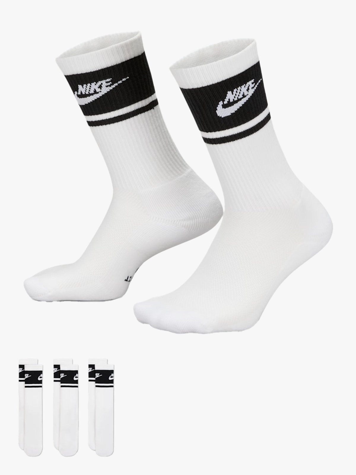 Nike Everyday Elevated Crew Socks 3pk Multi-color