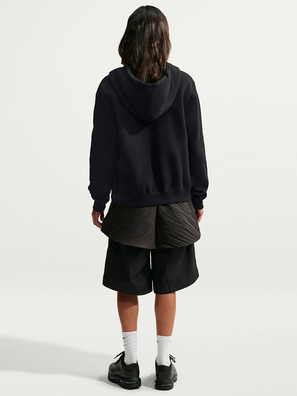 Nike Studio Fleece Full-Zip Hoodie Sort