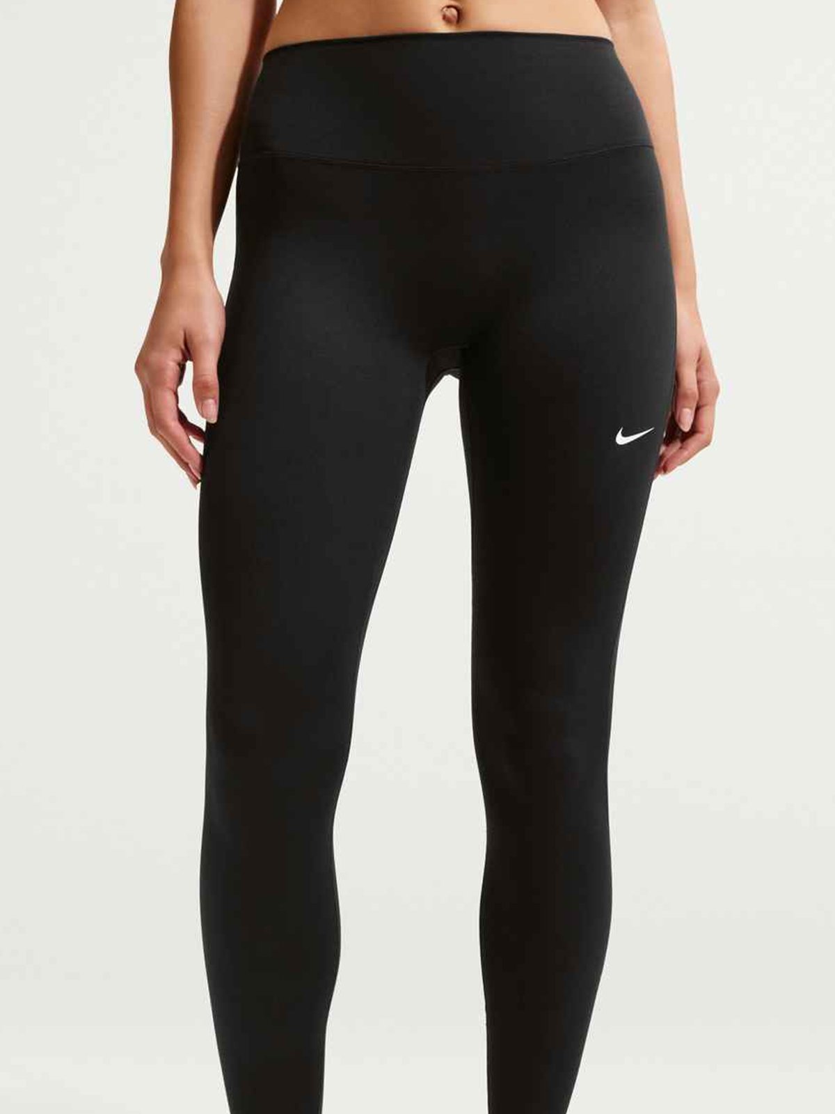 Nike One Dri-Fit High-Waisted 7/8 Leggings Useam Black / White
