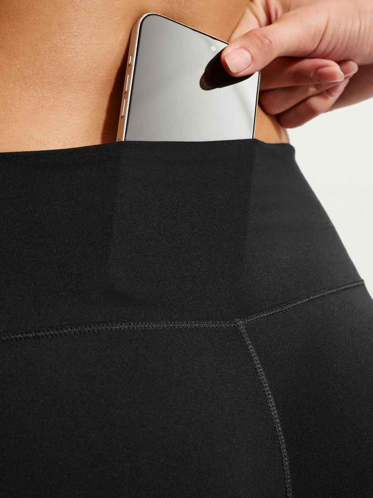 Nike One Dri-Fit High-Waisted 7/8 Leggings Useam Black / White