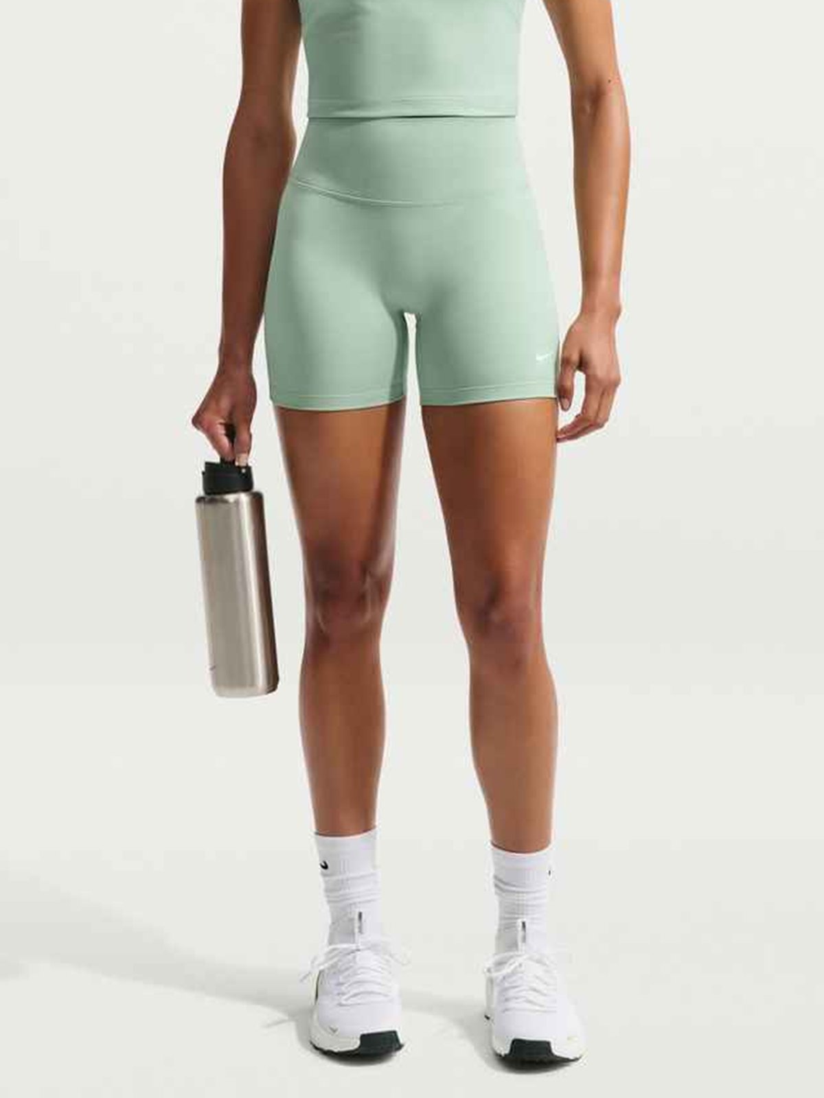 Nike One High-Waisted 5" Biker Shorts Useam Steam