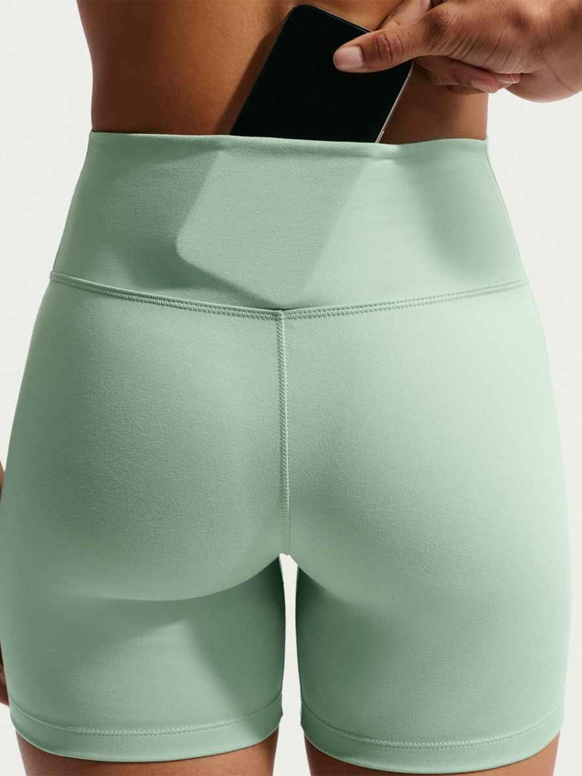 Nike One High-Waisted 5" Biker Shorts Useam Steam