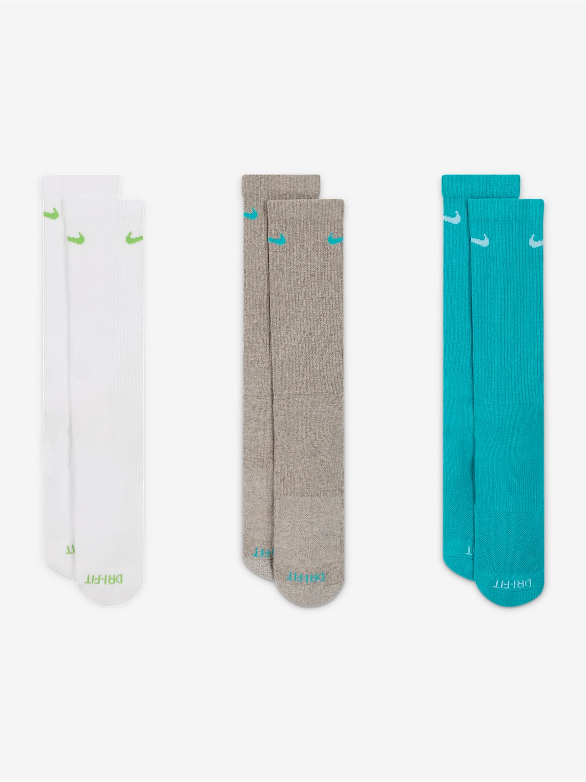 Nike Everyday Plus Cushioned Training Crew Socks 3pk Flerfarget