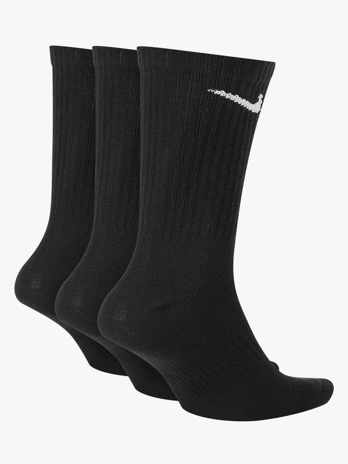 Nike Everyday Lightweight Training Crew Socks 3PK Black / White