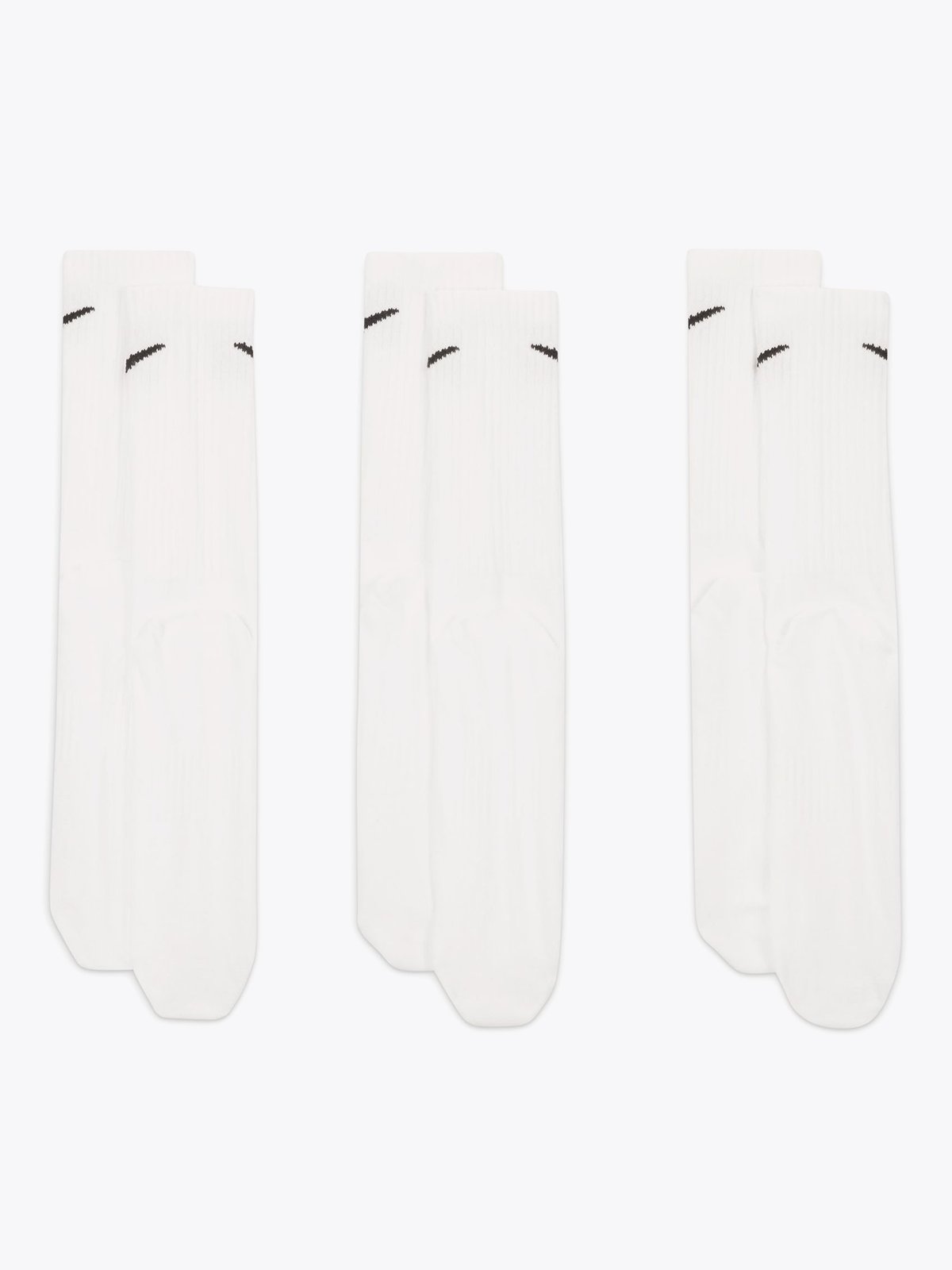 Nike Everyday Lightweight Training Crew Socks 3PK Hvit