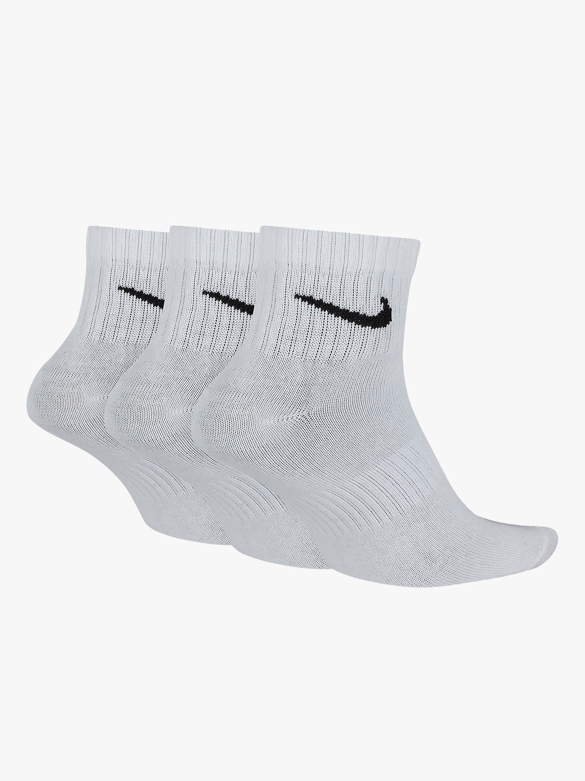 Nike Everyday Lightweight Training Ankle Socks 3pk Hvit/Svart