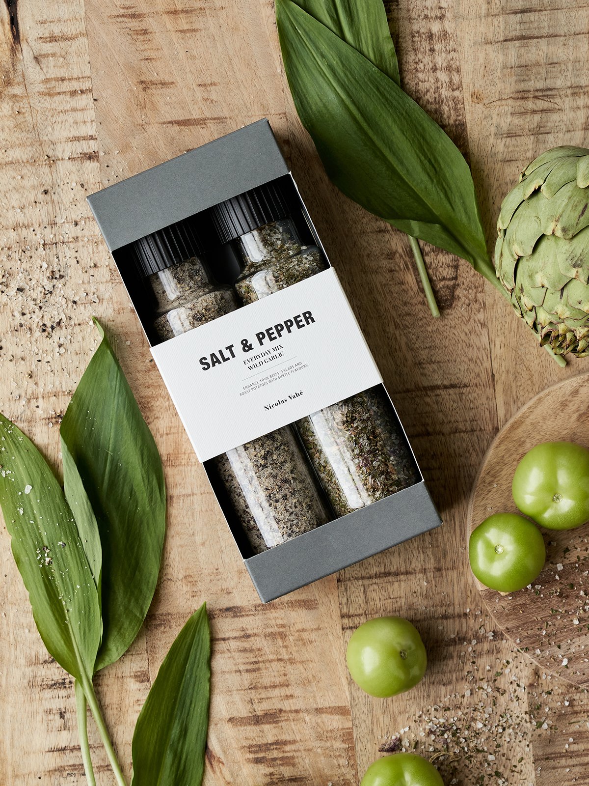 Nicolas Vahé Gift box, Everyday mix & wild garlic, 310 g og 215 g Flerfarget