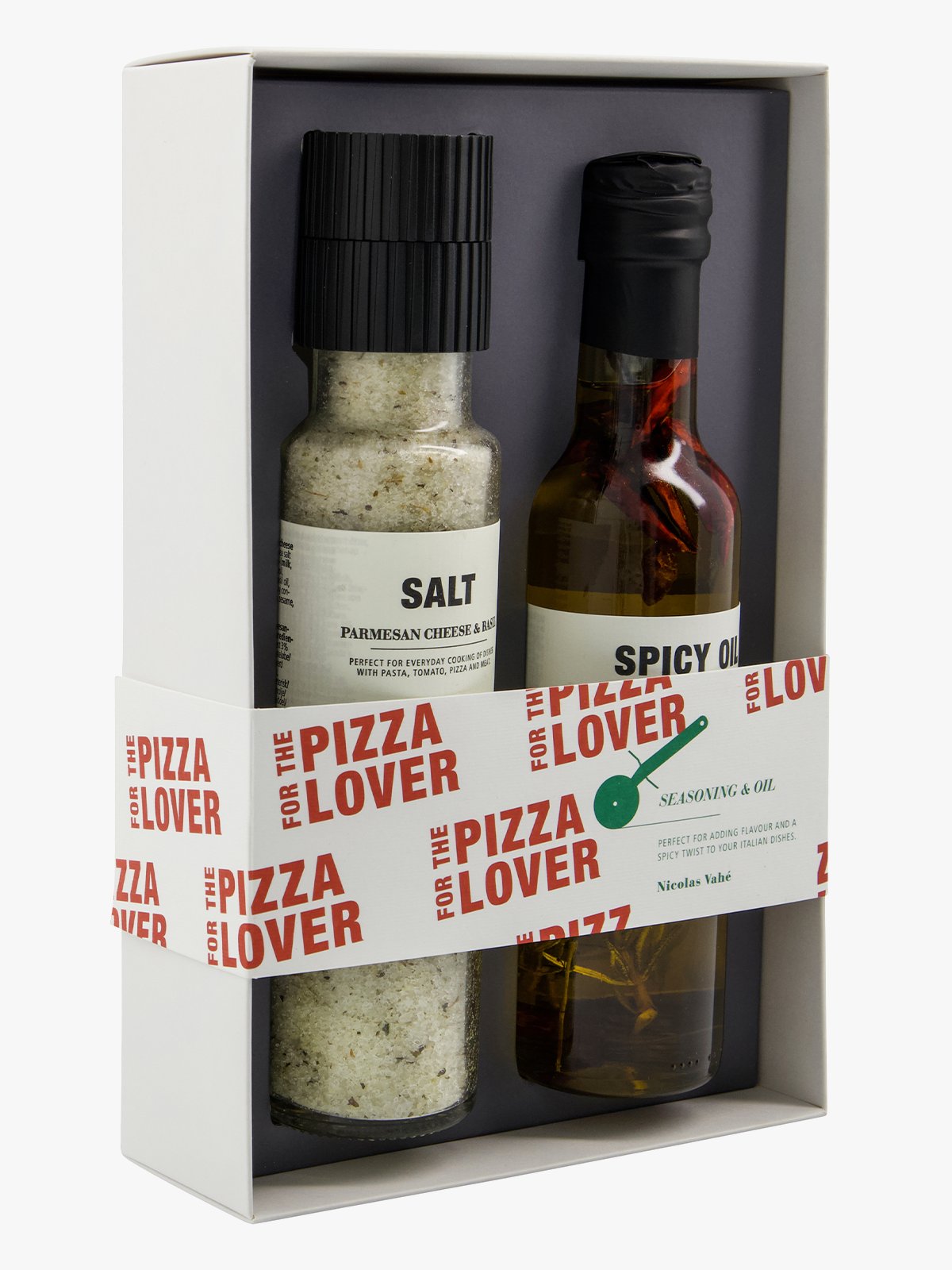 Nicolas Vahé Gift box, Pizza kit - seasoning & oil, 310cl / 25 g Flerfarget