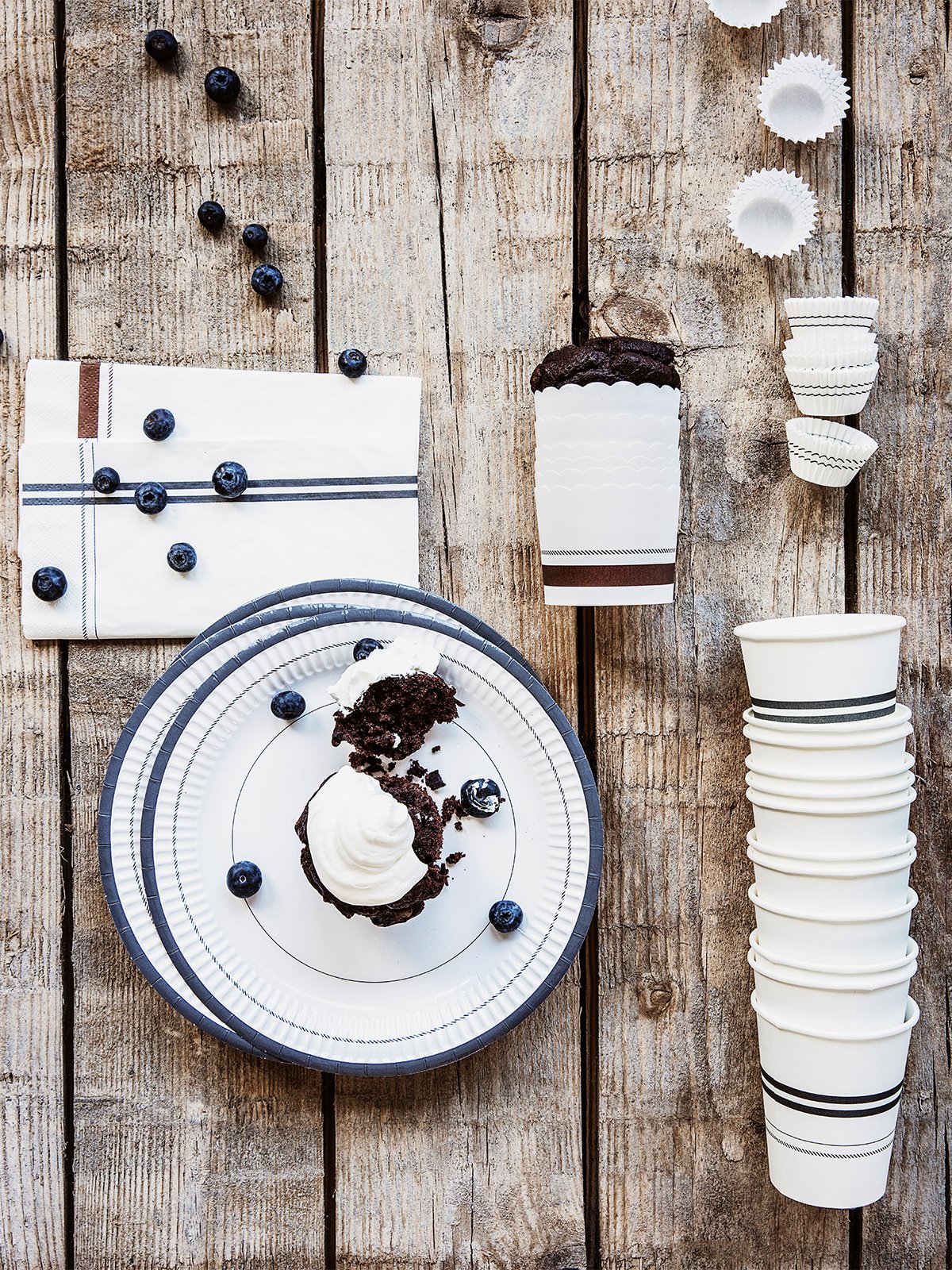 Nicolas Vahé Servietter NVStripe Flerfarget