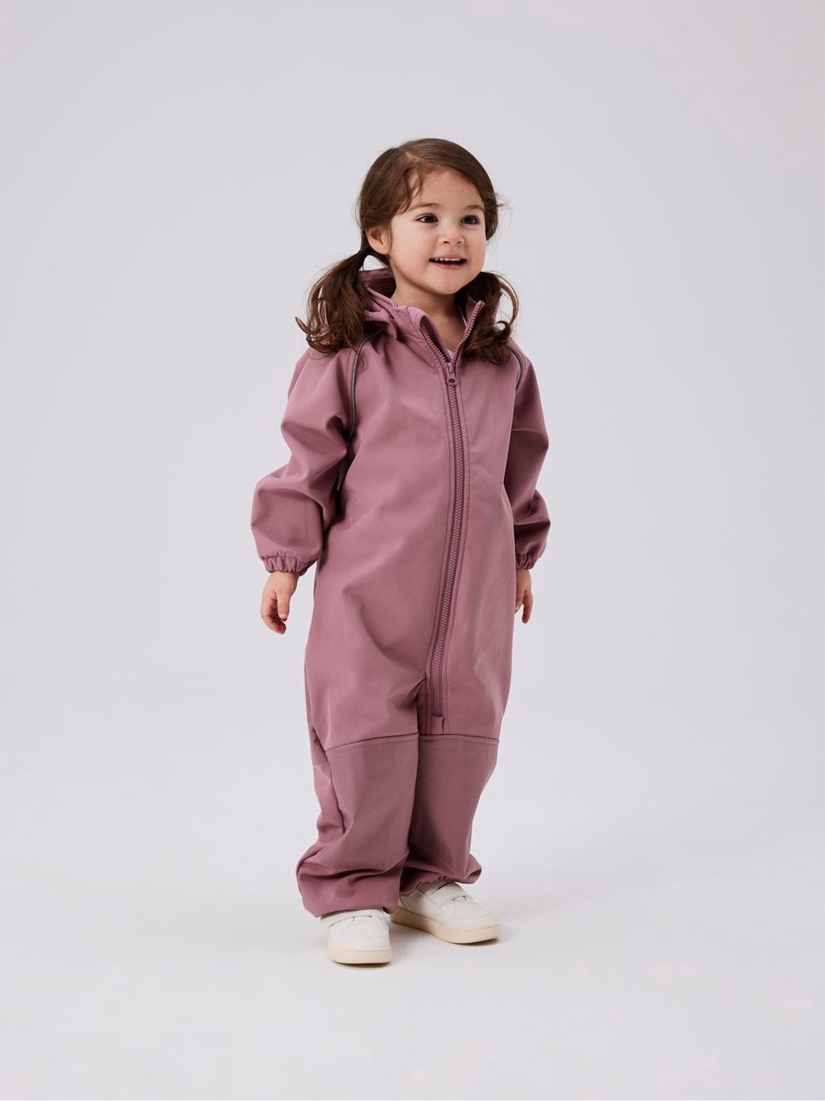 Name It Alfa Softshell Suit Solid Wistful Mauve