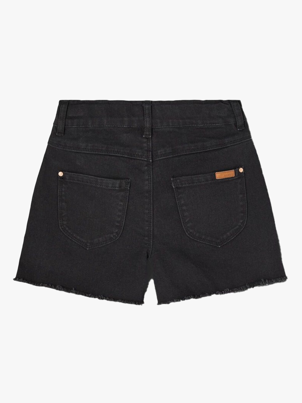 Name It Rose High Waist Mom Denim Shorts Black Denim