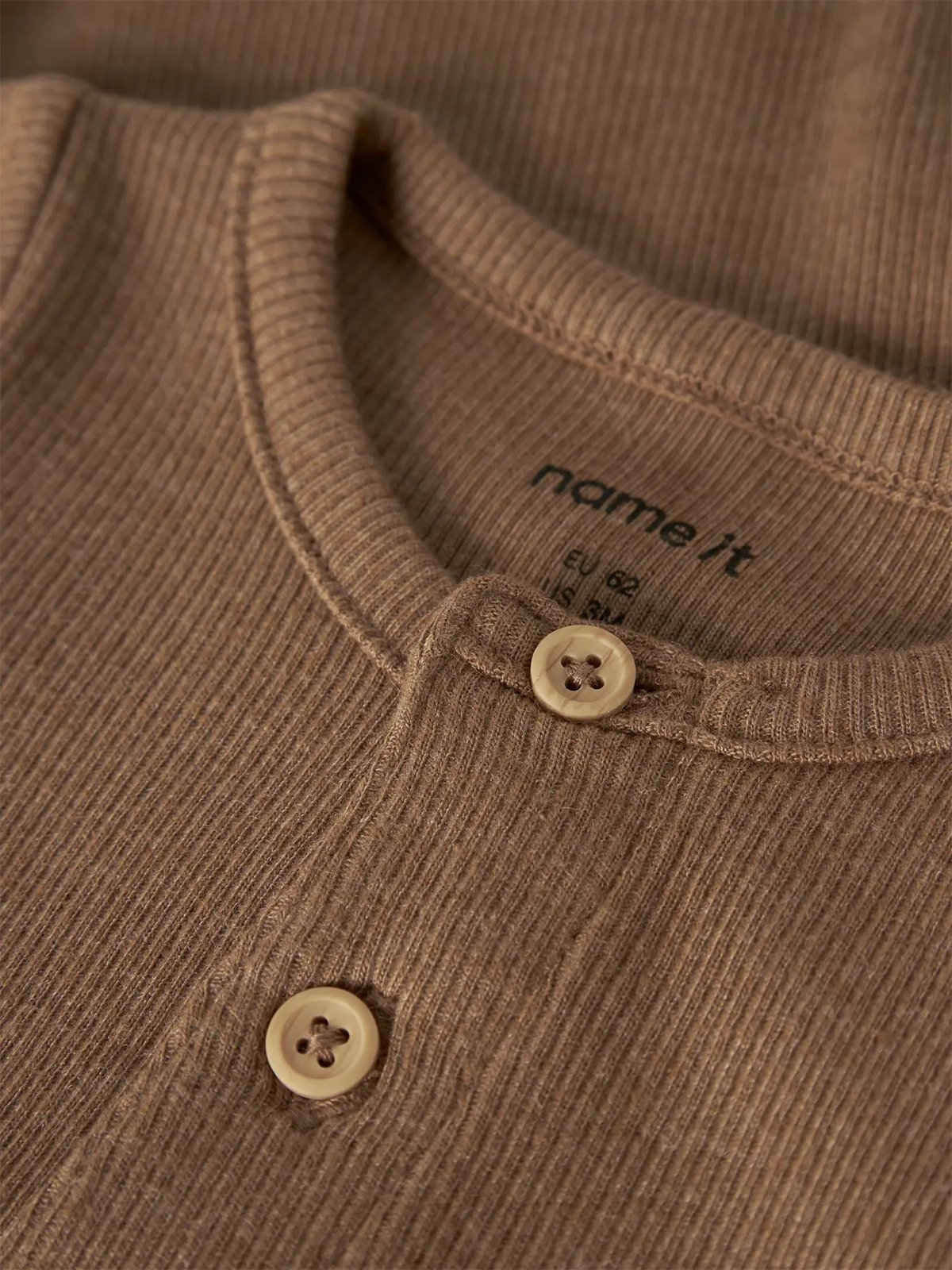 Name It Kab Long Sleeve Body Toasted Coconut MELANGE