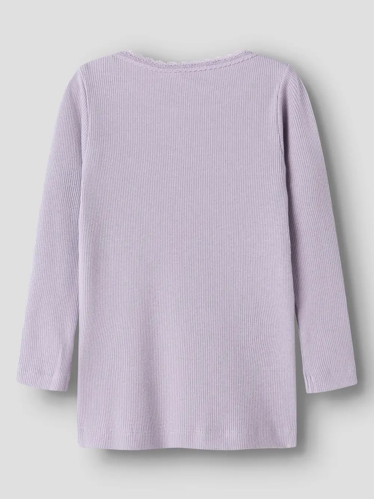 Name It Kab Long Sleeve Top Lavender Gray