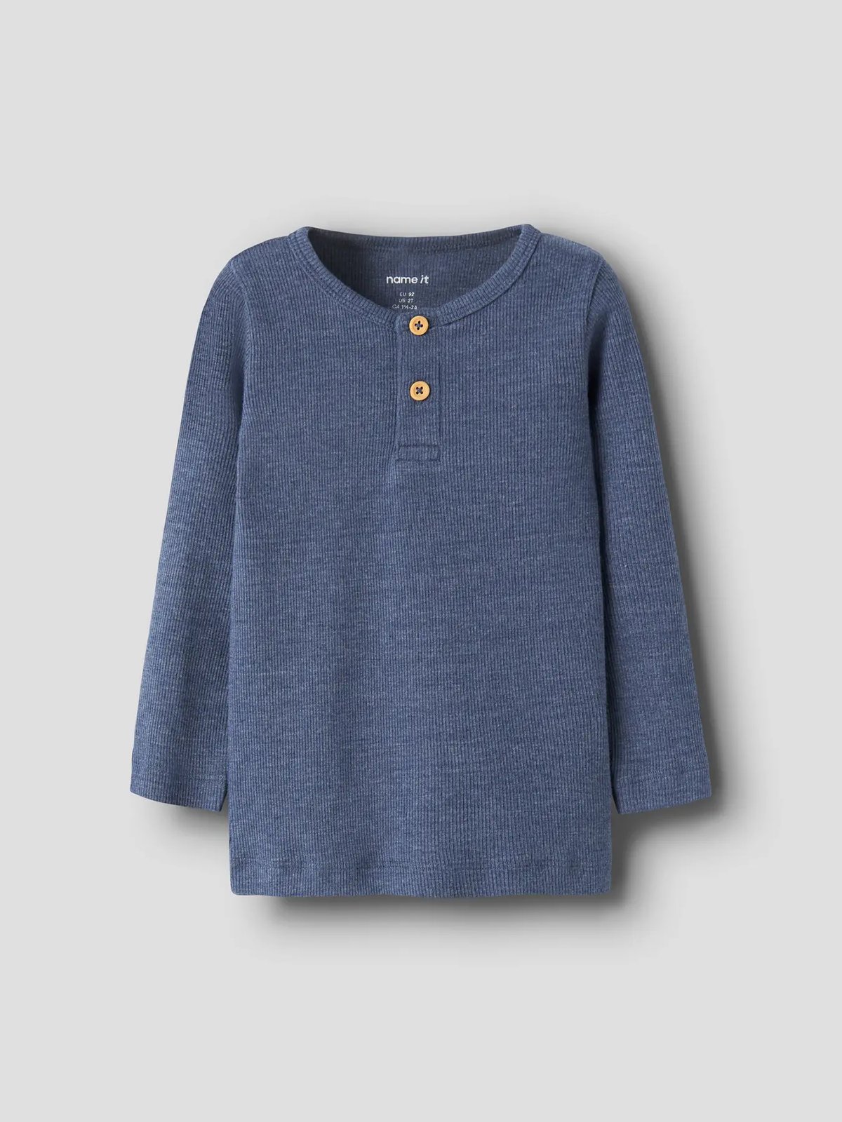 Name It Kab Long Sleeve Top Vintage Indigo