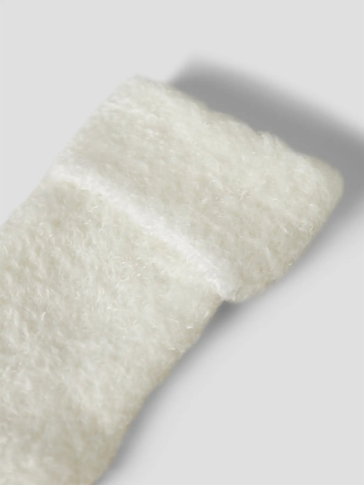 Name It Olli Terry Fluffy Sock Cloud Dancer