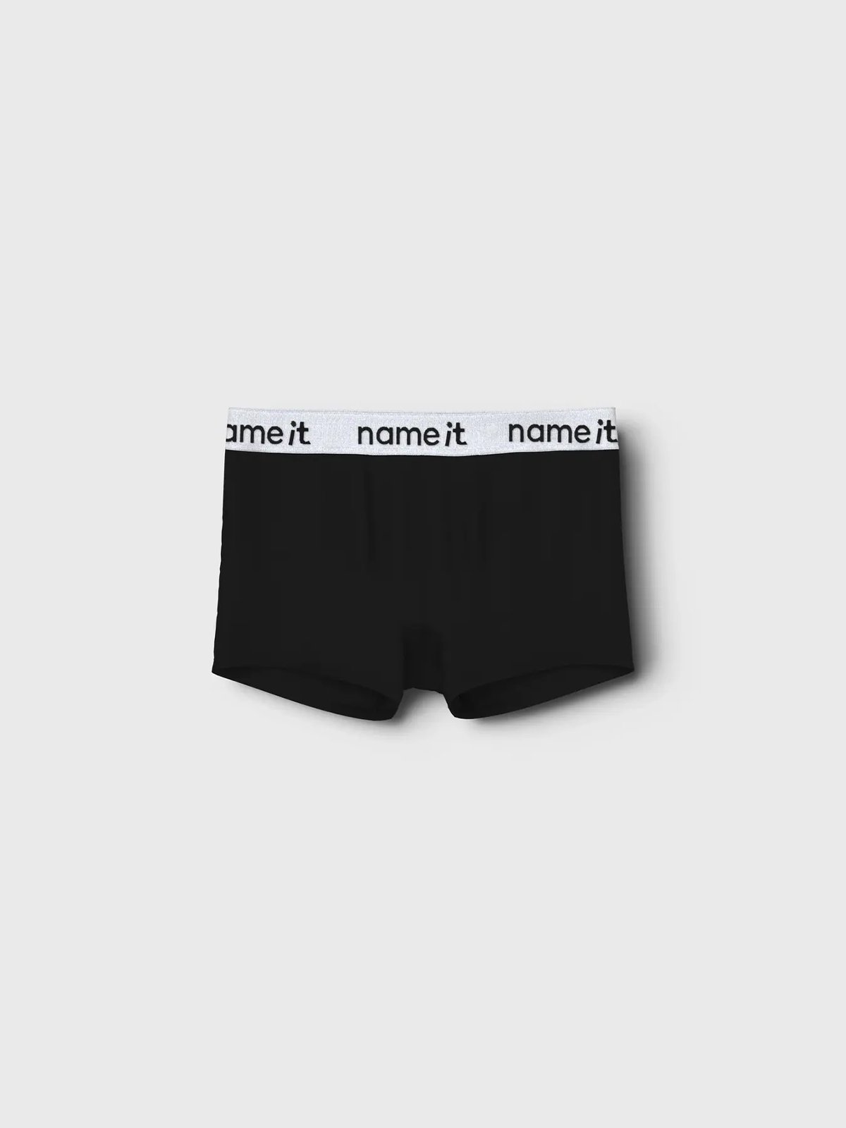Name It Boxer 3-Pack Black Bright White waistband