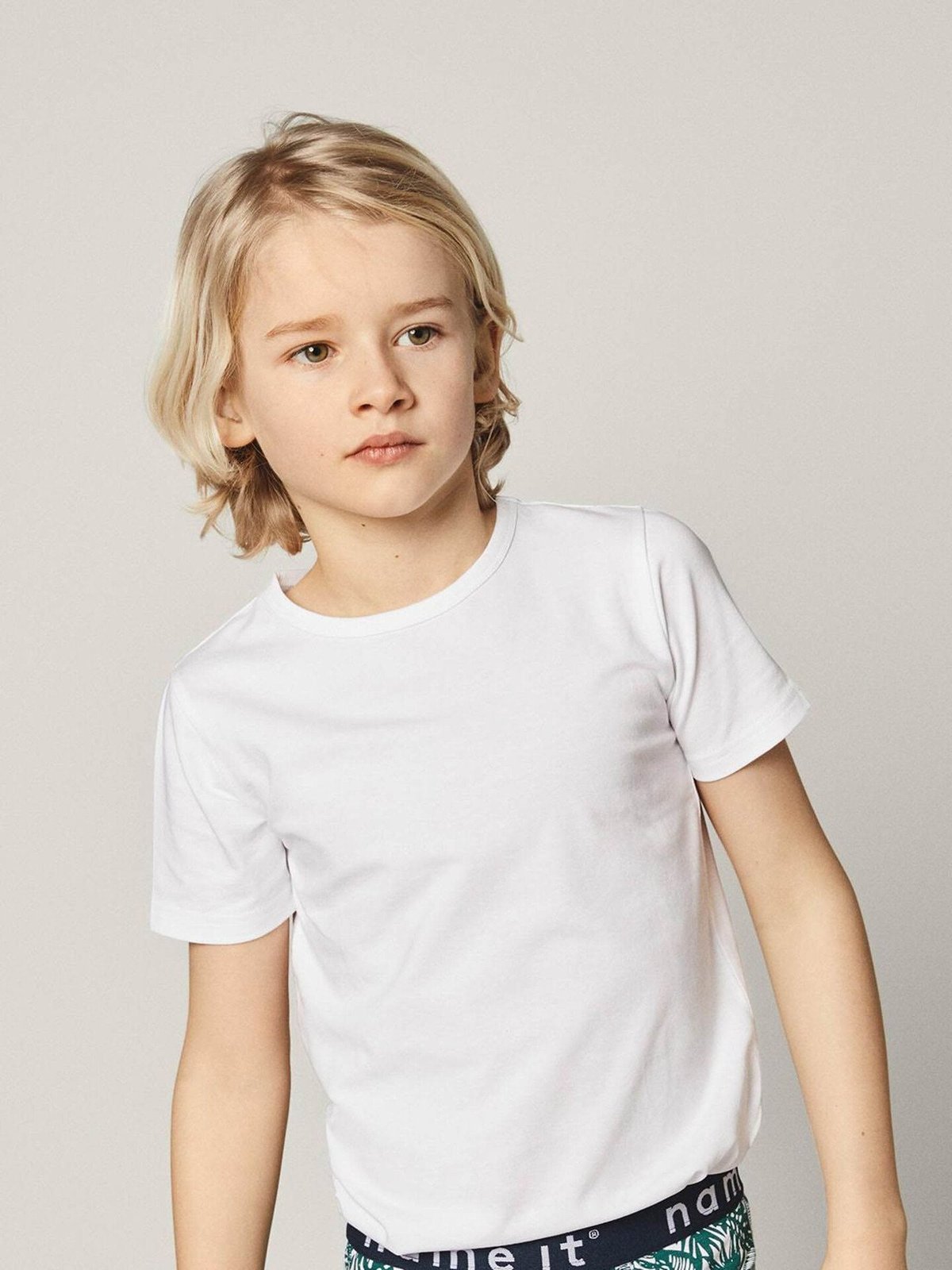 Name It T-Shirt Slim 2-Pack Bright White