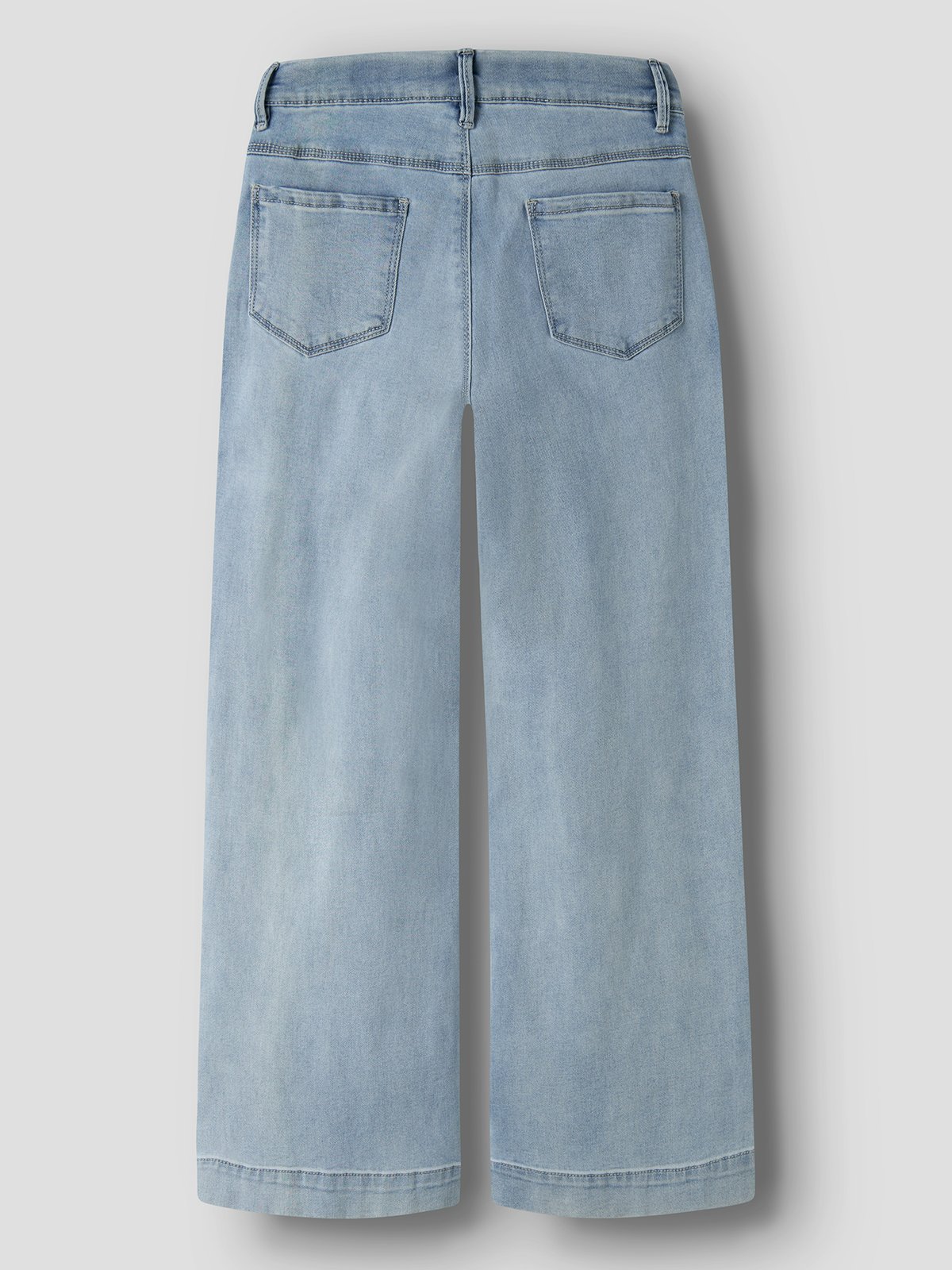 Name It Rose Wide High Waist Jeans Light Blue Denim