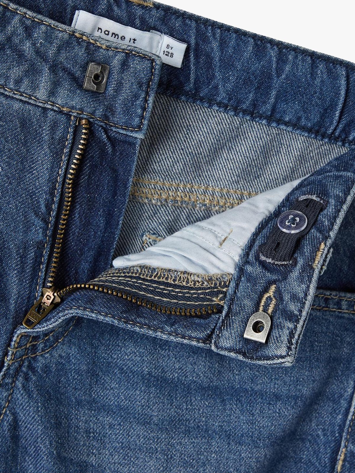 Name It Ben Tapered Jeans Dark Blue Denim