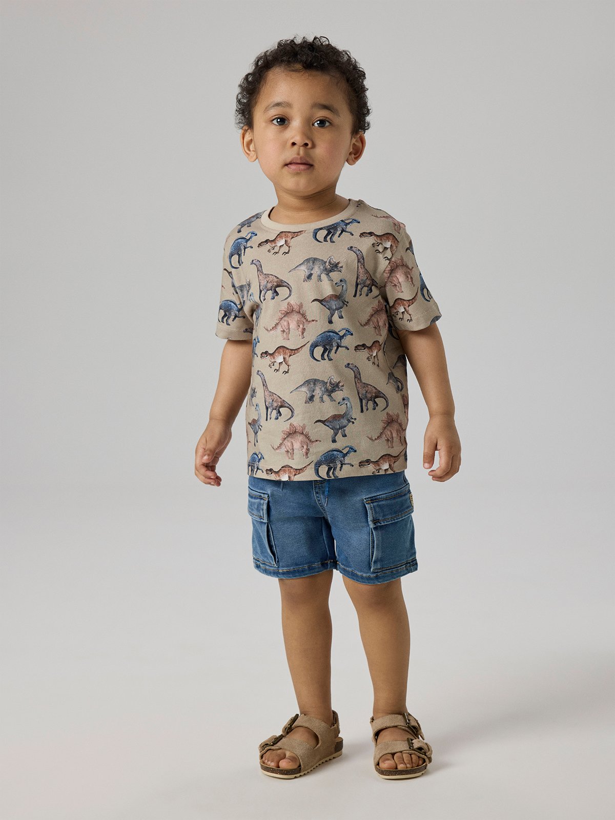 Name It Ben Baggy Denim Shorts Denim Blue