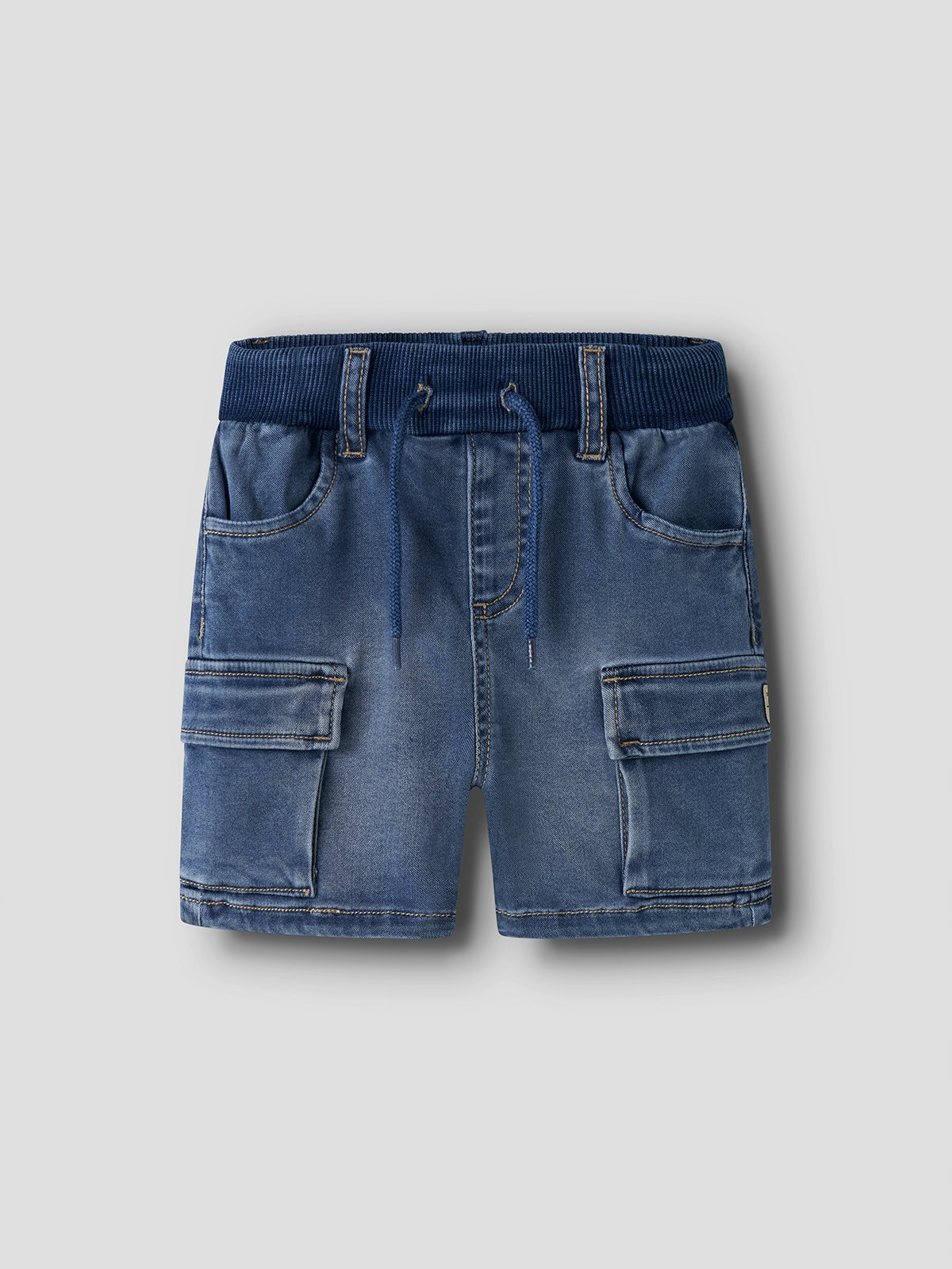 Name It Ben Baggy Denim Shorts Denim Blue