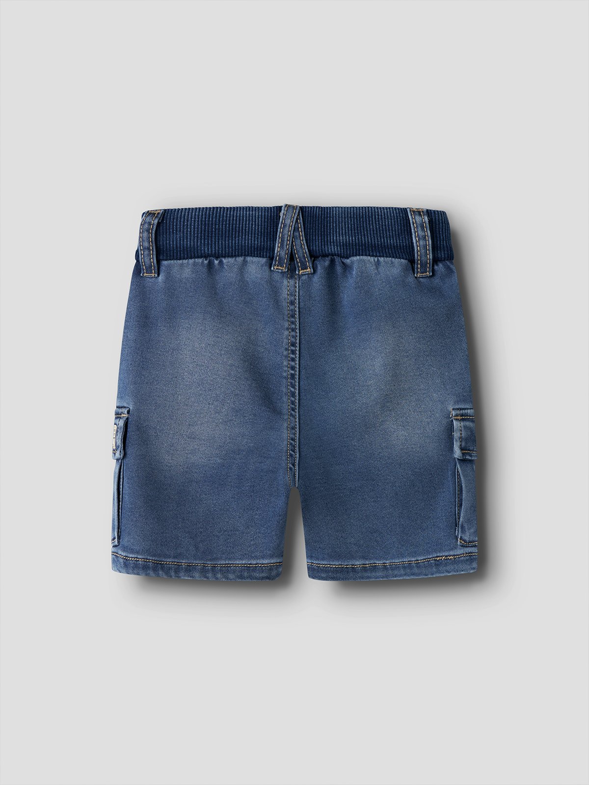 Name It Ben Baggy Denim Shorts Denim Blue