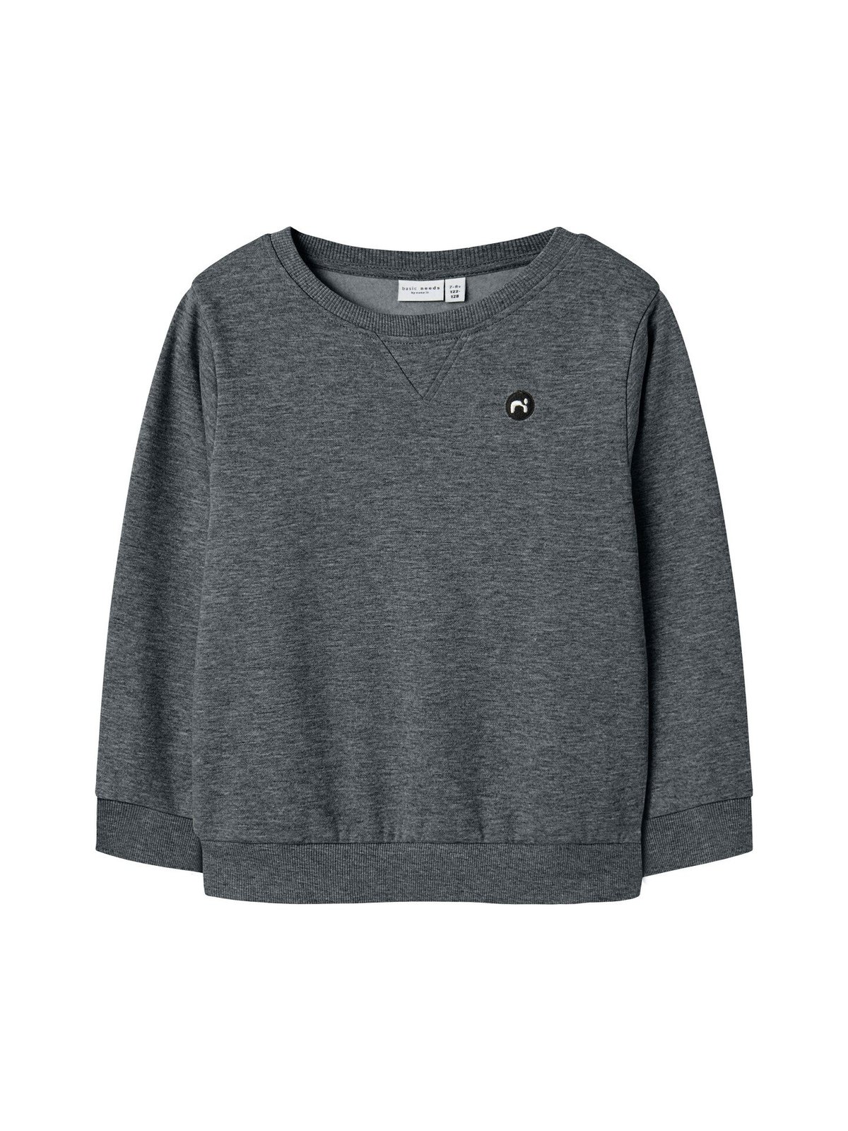 Name It Vimo Long Sleeve Sweat Bru Dark Grey Melange