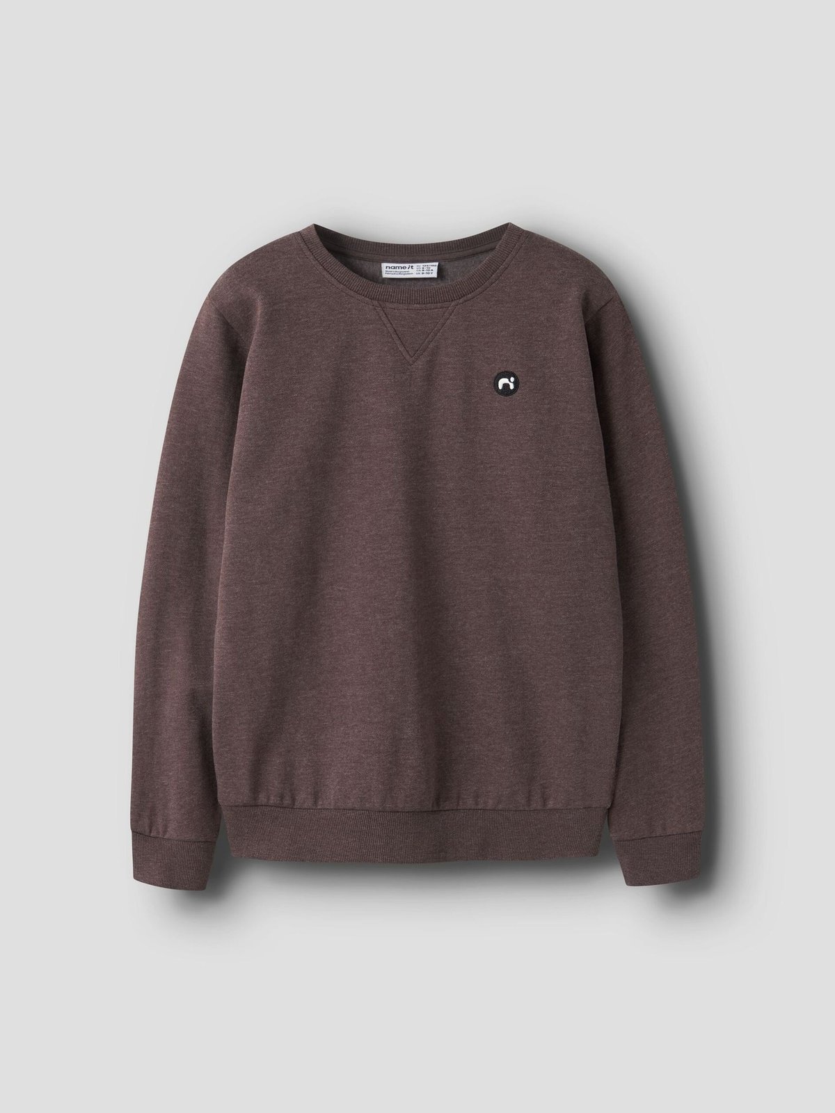 Name It Vimo Long Sleeve Sweat Brushed French Roast