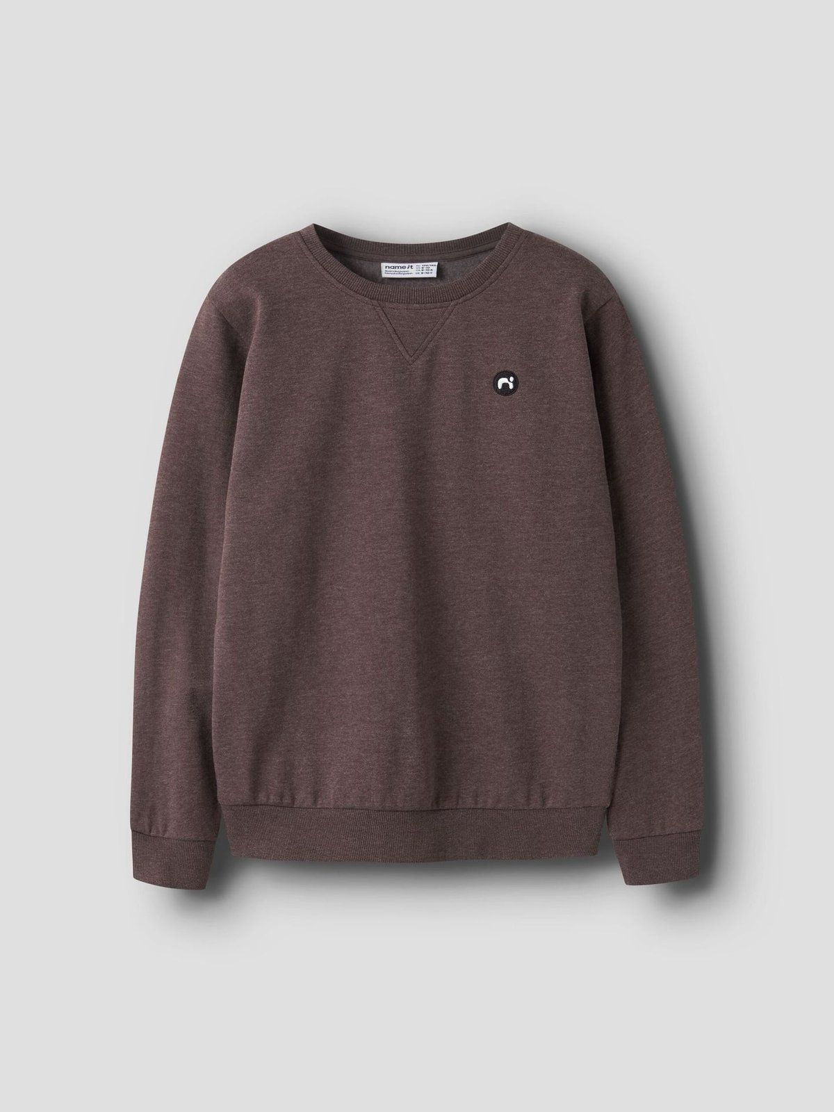 Name It Vimo Long Sleeve Sweat Brushed French Roast