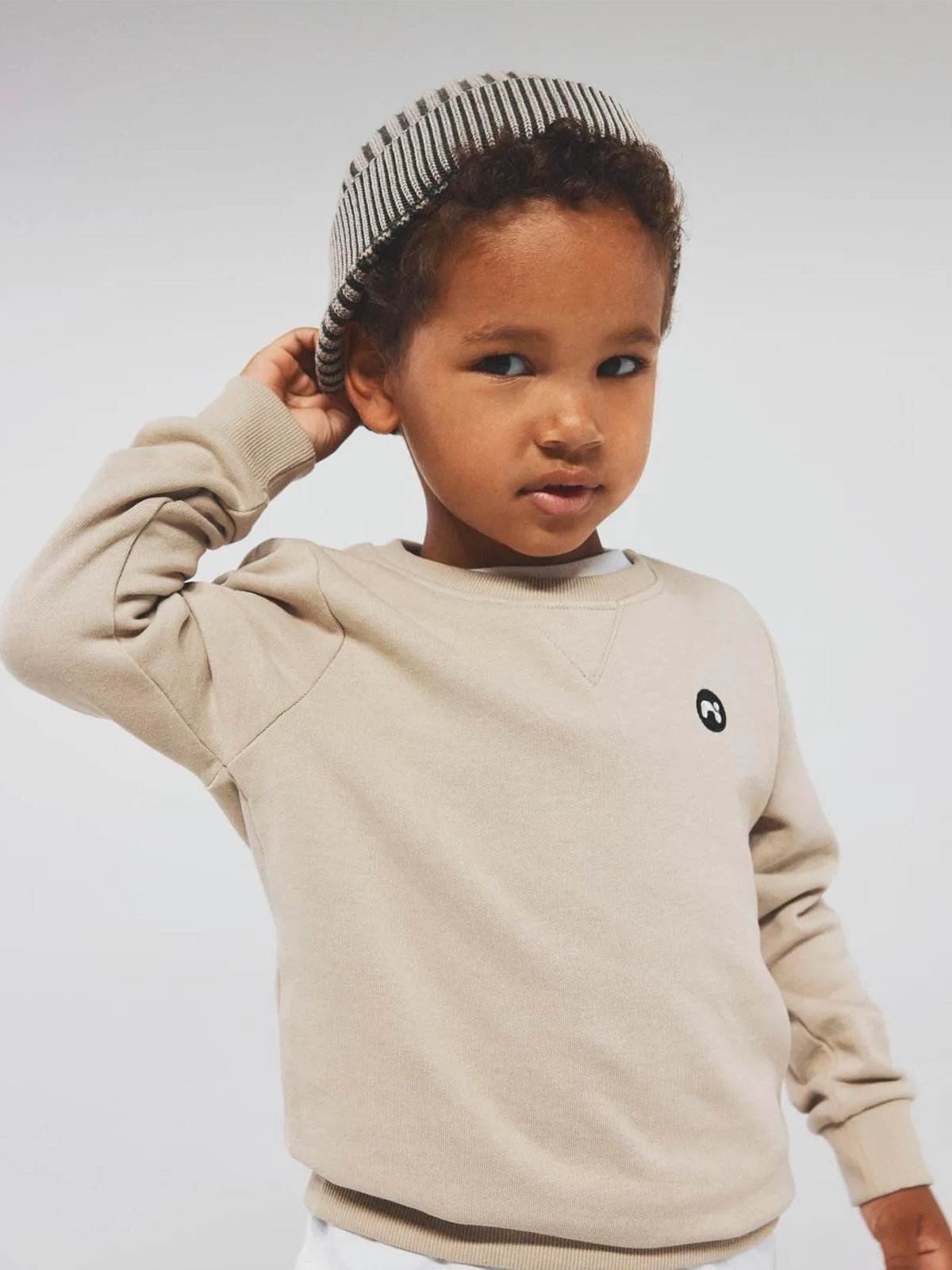 Name It Vimo Long Sleeve Sweat Bru Pure Cashmere