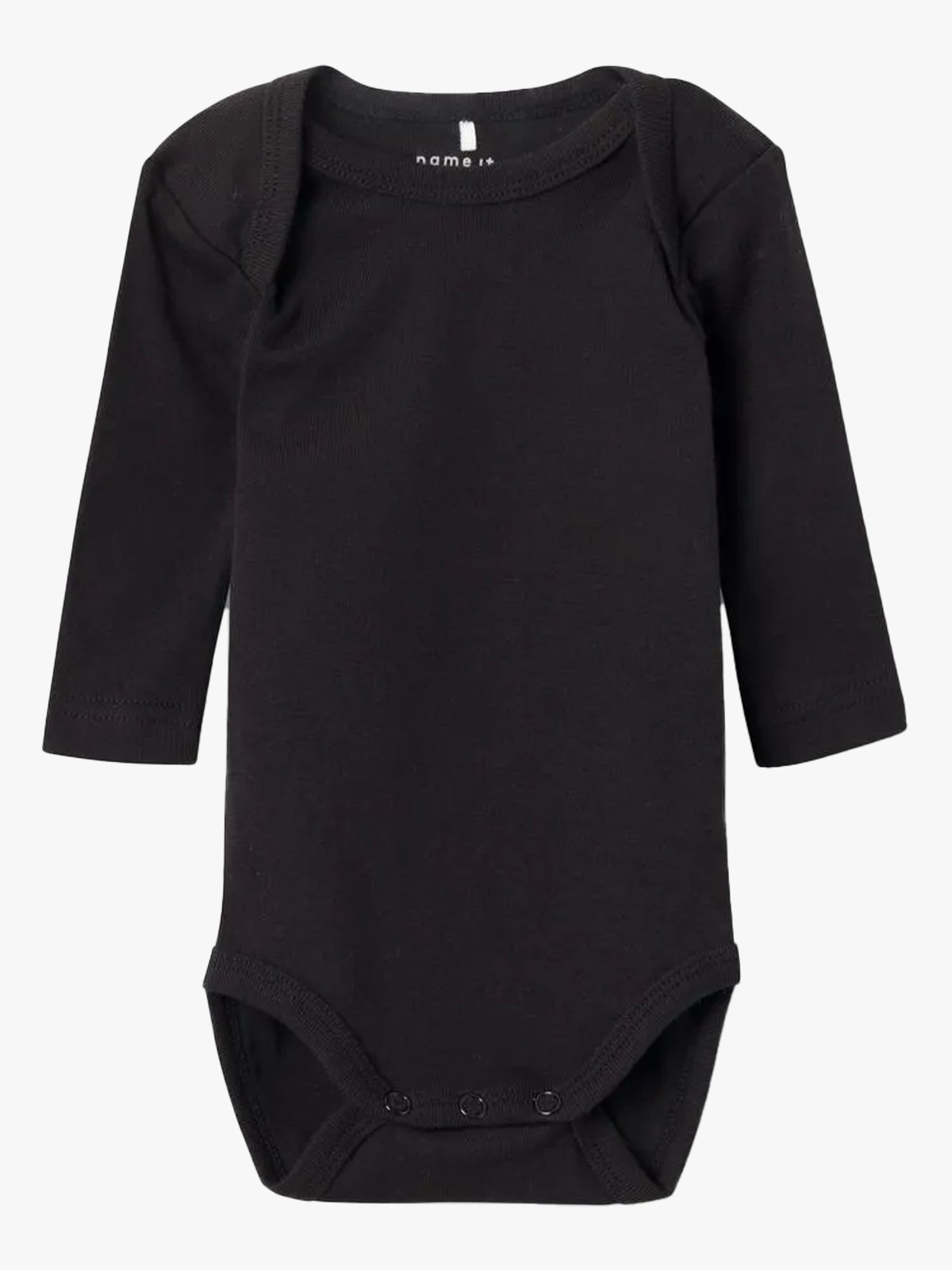 Name It Body 2-Pack Long Sleeve Solid Black Black
