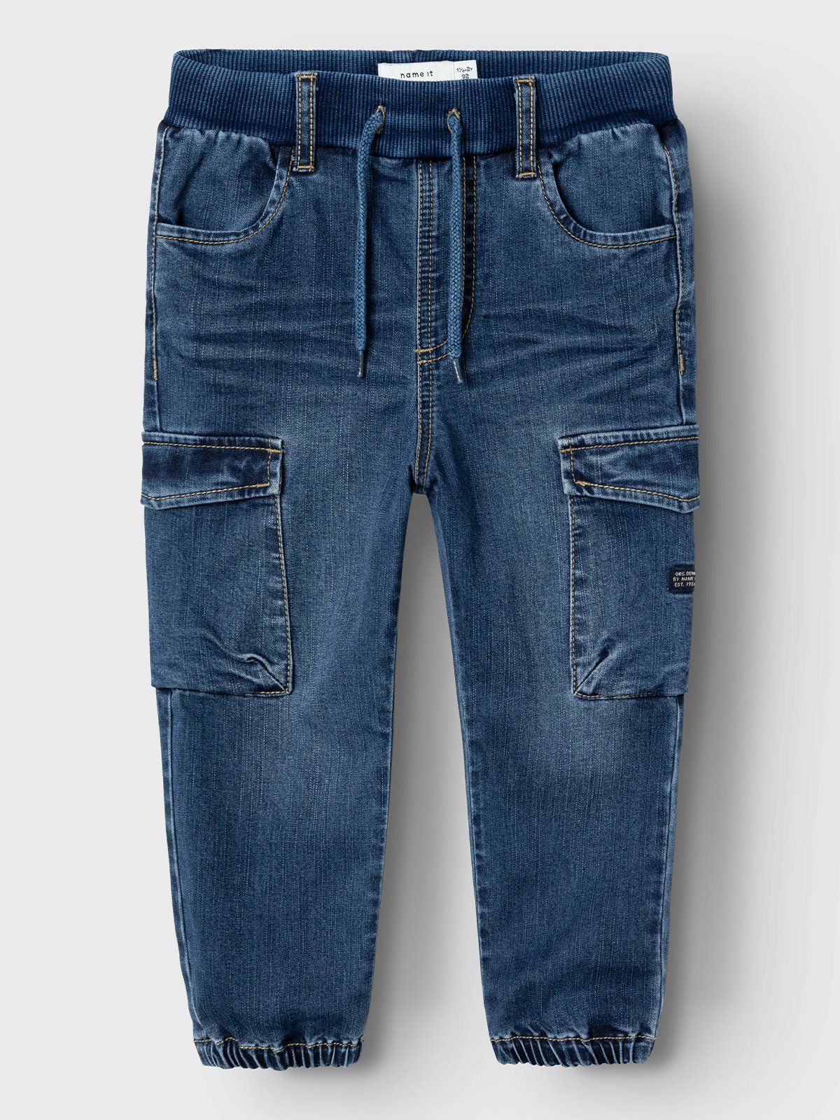 Name It Ben Baggy R Cargo Jeans 9770-Yt Dark blue denim