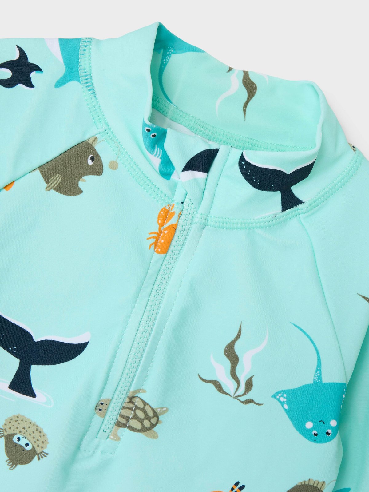 Name It Zilo 3/4 Uv Swim Top Blue Tint