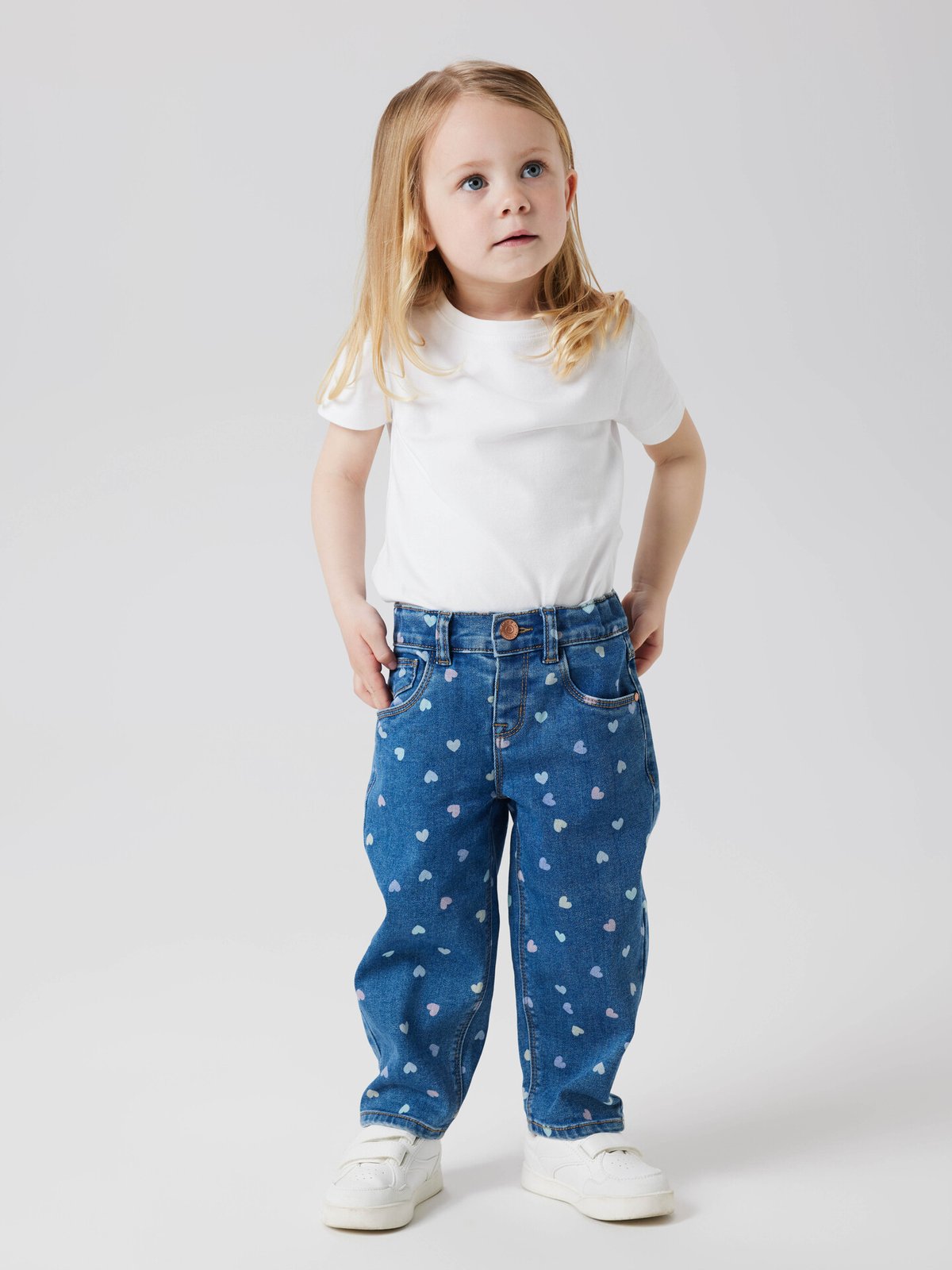 Name It Bella Mom Shaped Jeans 3555-On Denim Blue
