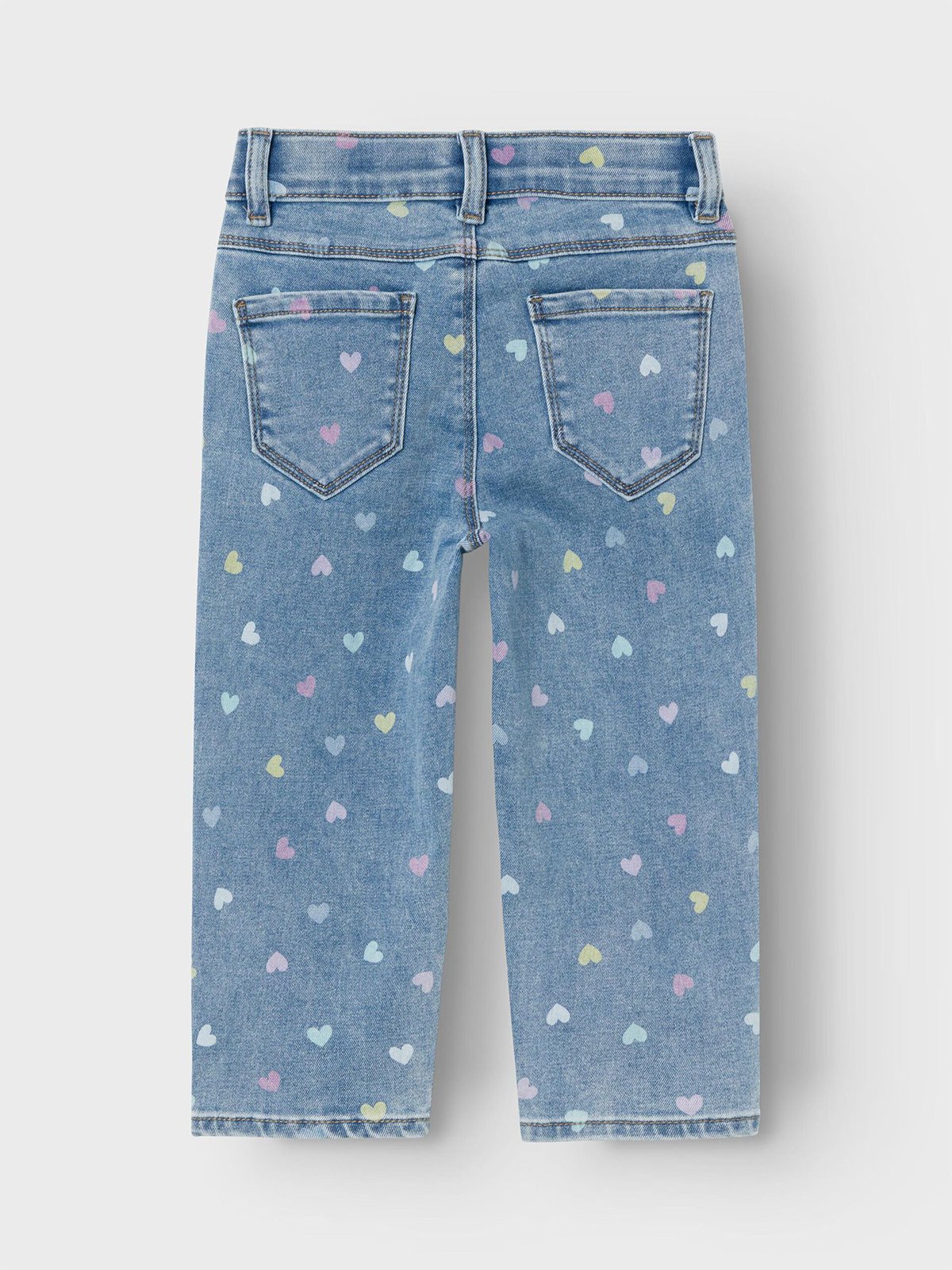 Name It Bella Mom Shaped Jeans 3555-On Medium Blue Denim
