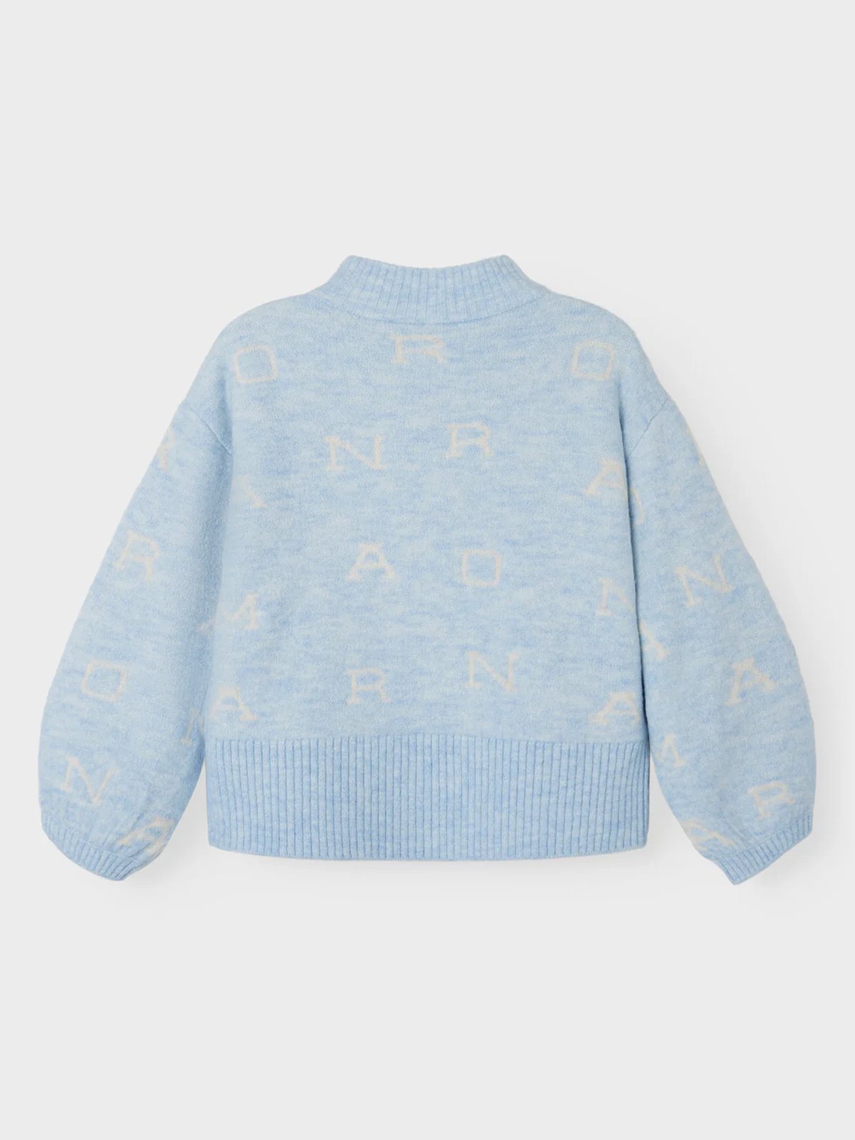 Name It Eify Long Sleeve Oversized Knit Chambray