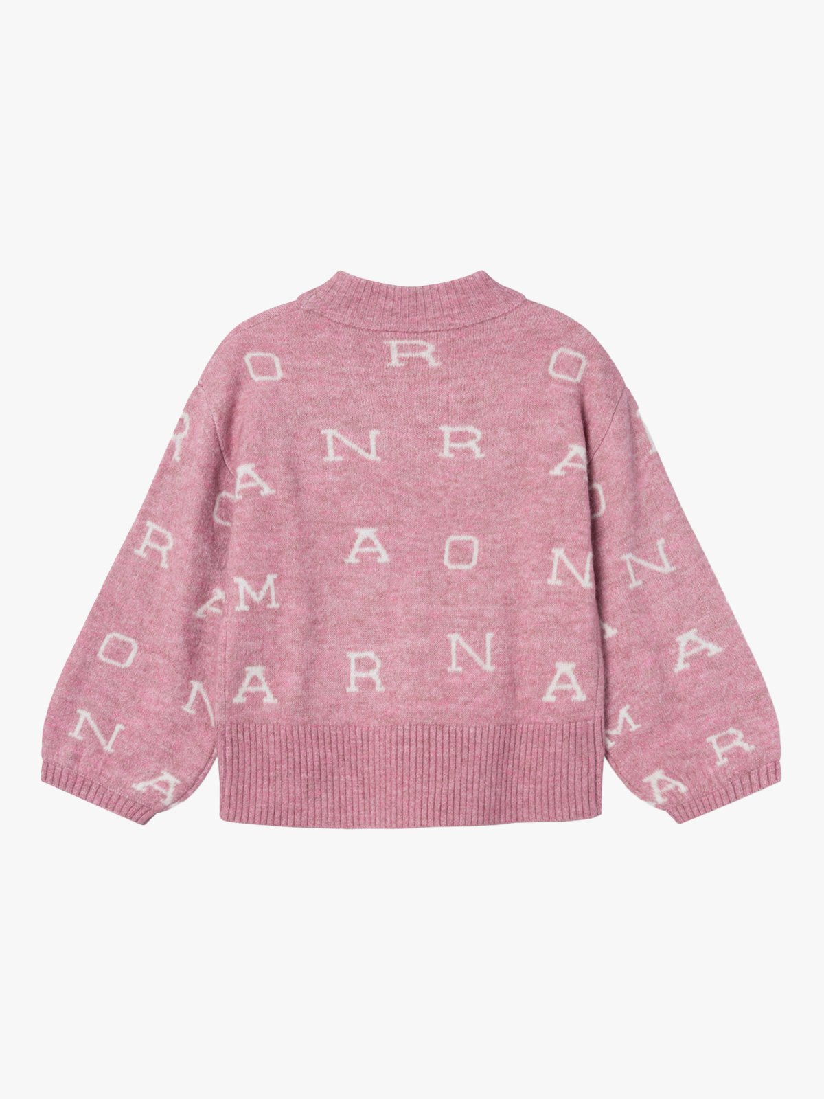 Name It Eify Long Sleeve Oversized Knit Nostalgia Rose Melange