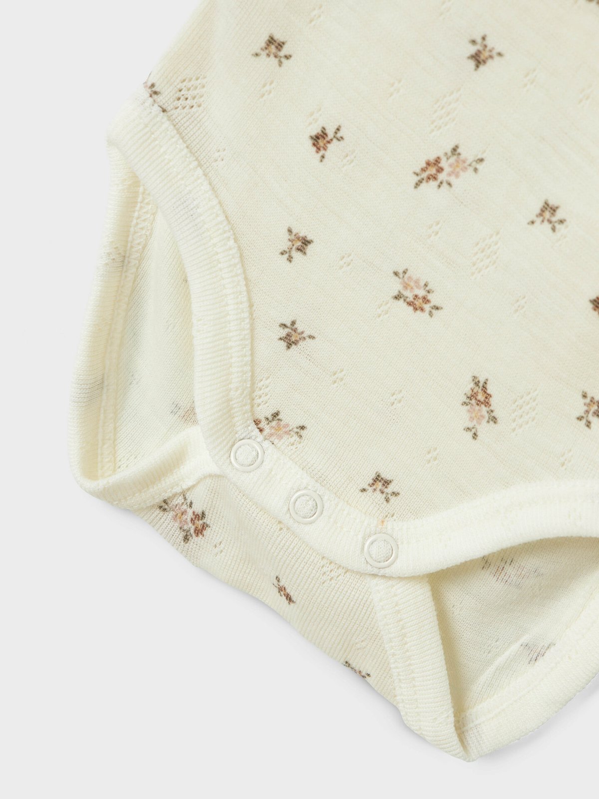 Name It Wang Wool Needle Long Sleeve Body Snow White