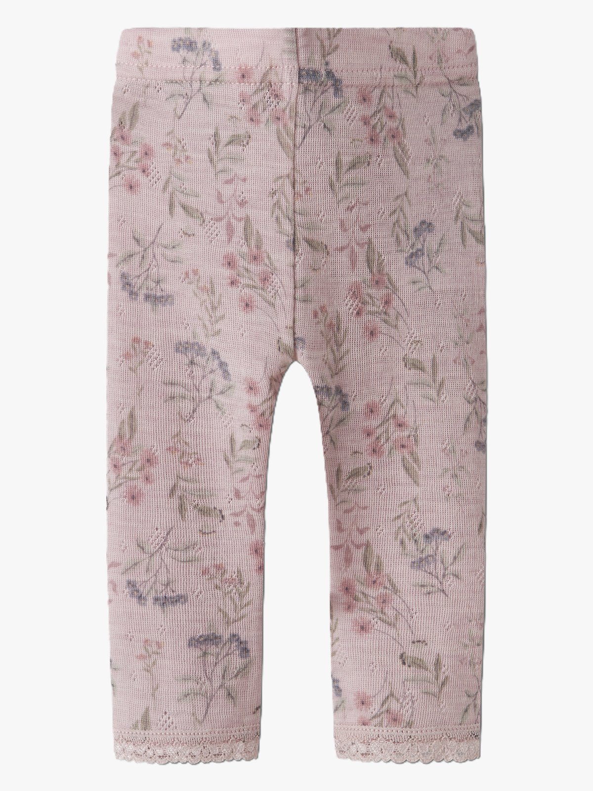 Name It Wang Wool Needle Legging Violet Ice