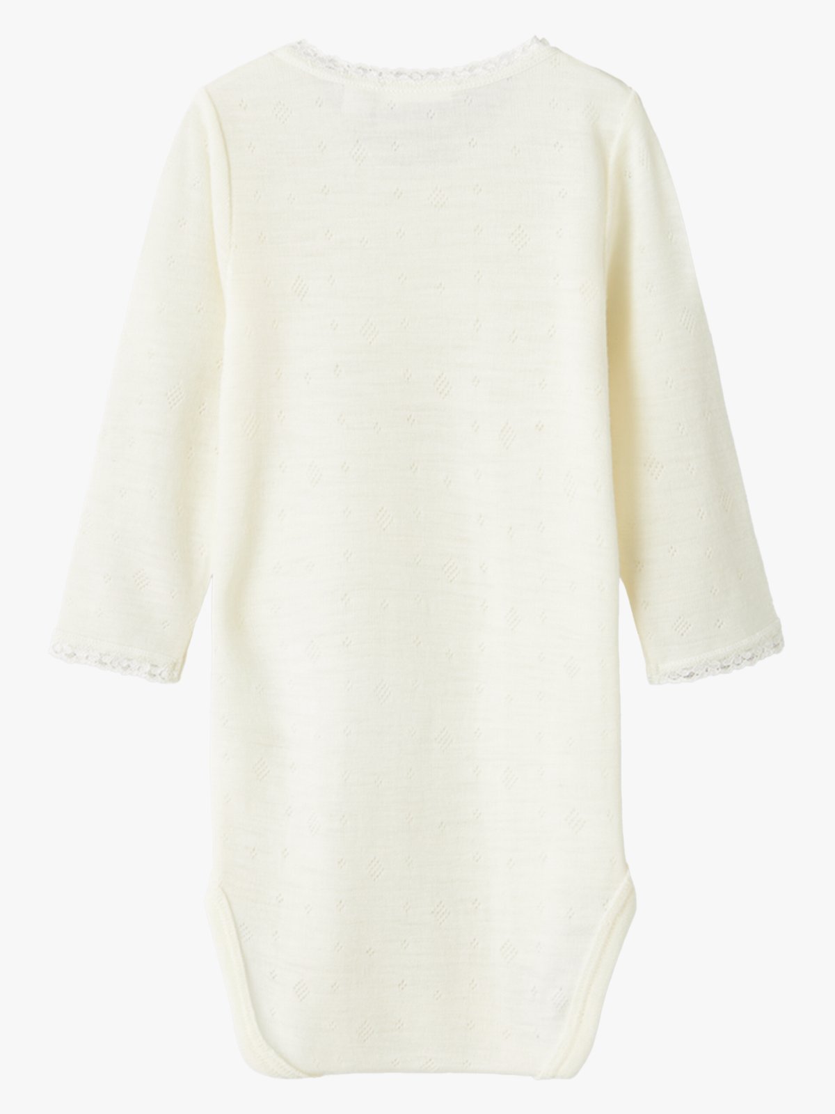 Name It Wang Wool Needle Long Sleeve Body Solid Noos Snow White
