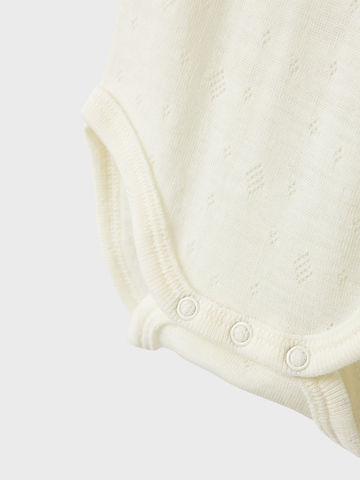 Name It Wang Wool Needle Long Sleeve Body Solid Noos Snow White