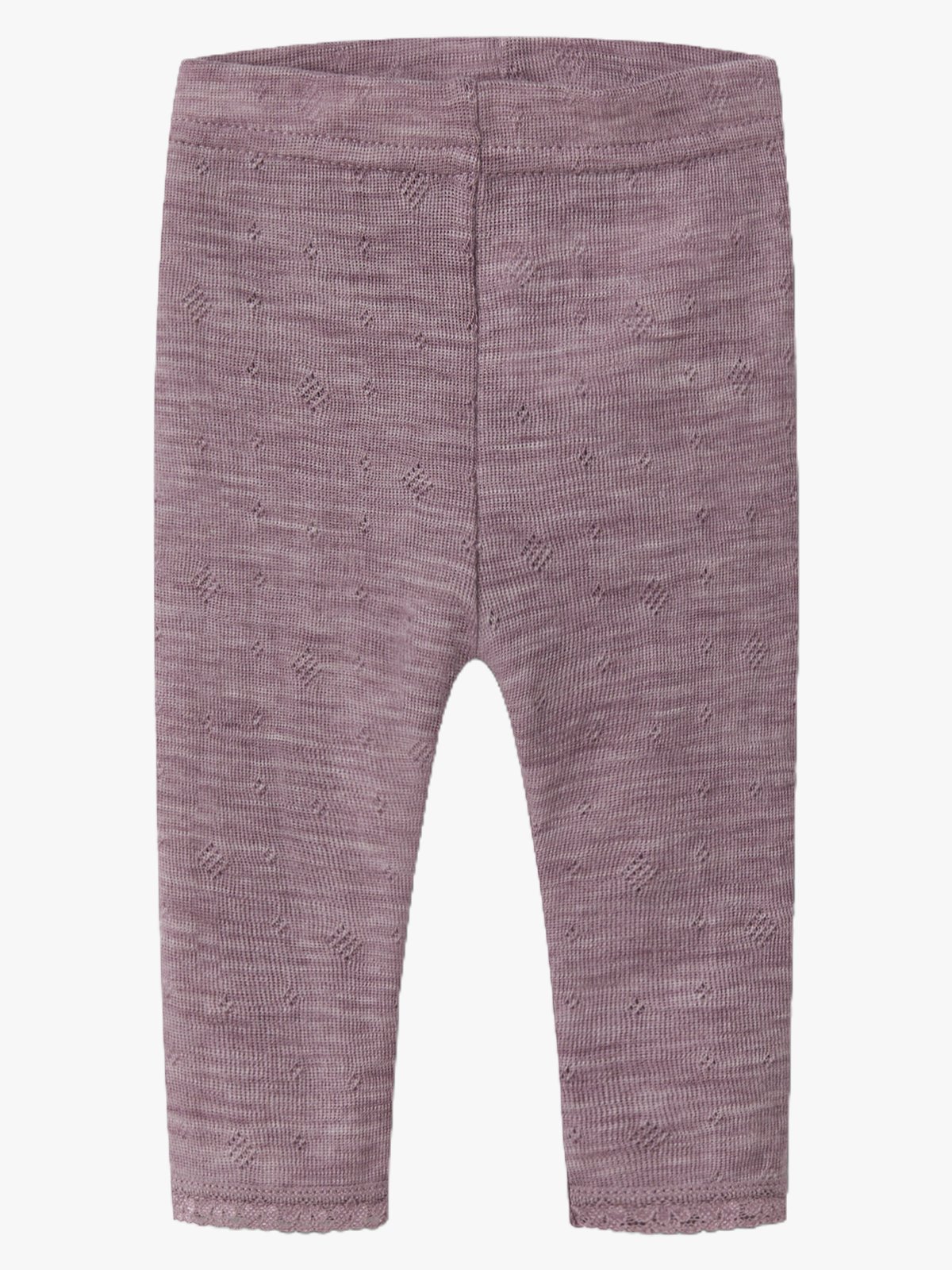 Name It Wang Wool Needle Legging Solid Toadstool