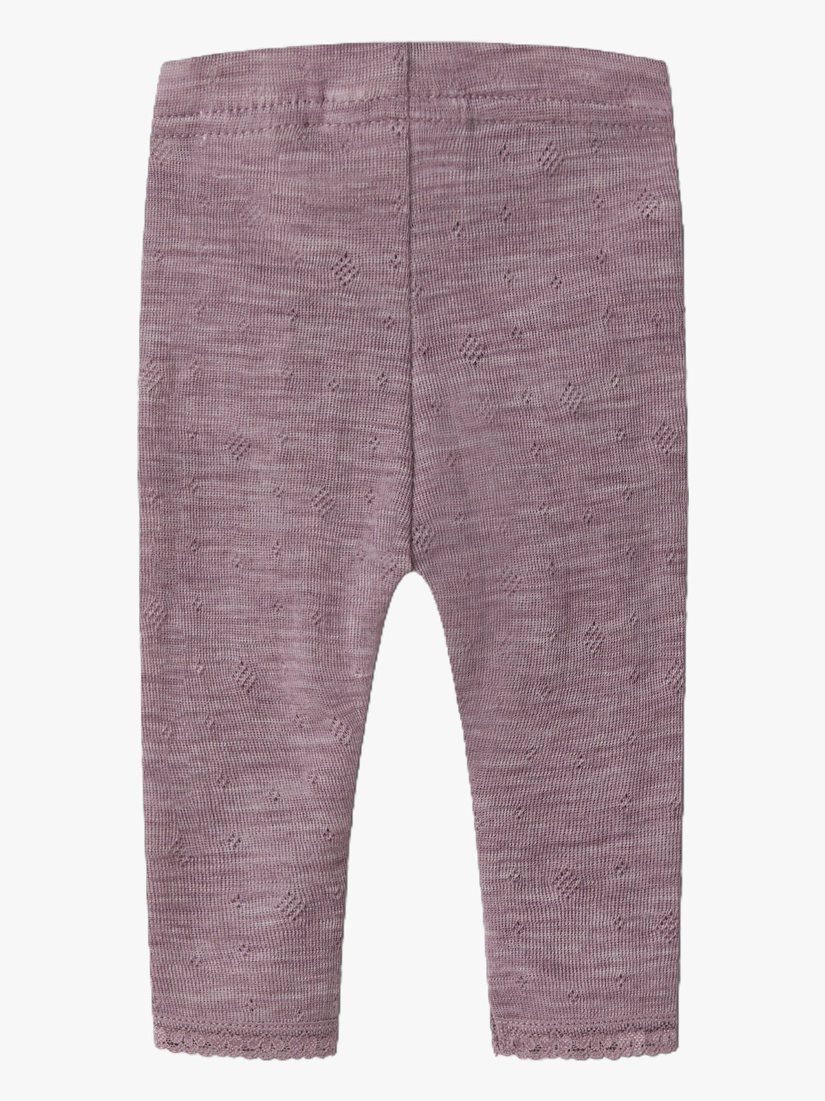 Name It Wang Wool Needle Legging Solid Toadstool