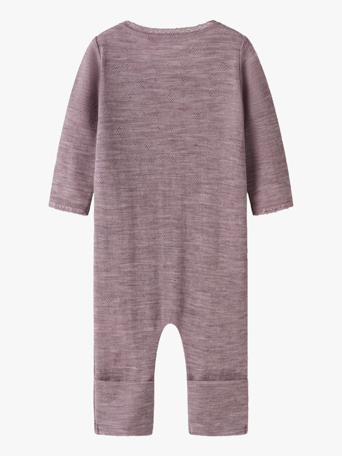 Name It Wang Wool Needle Nightsuit Solid Toadstool