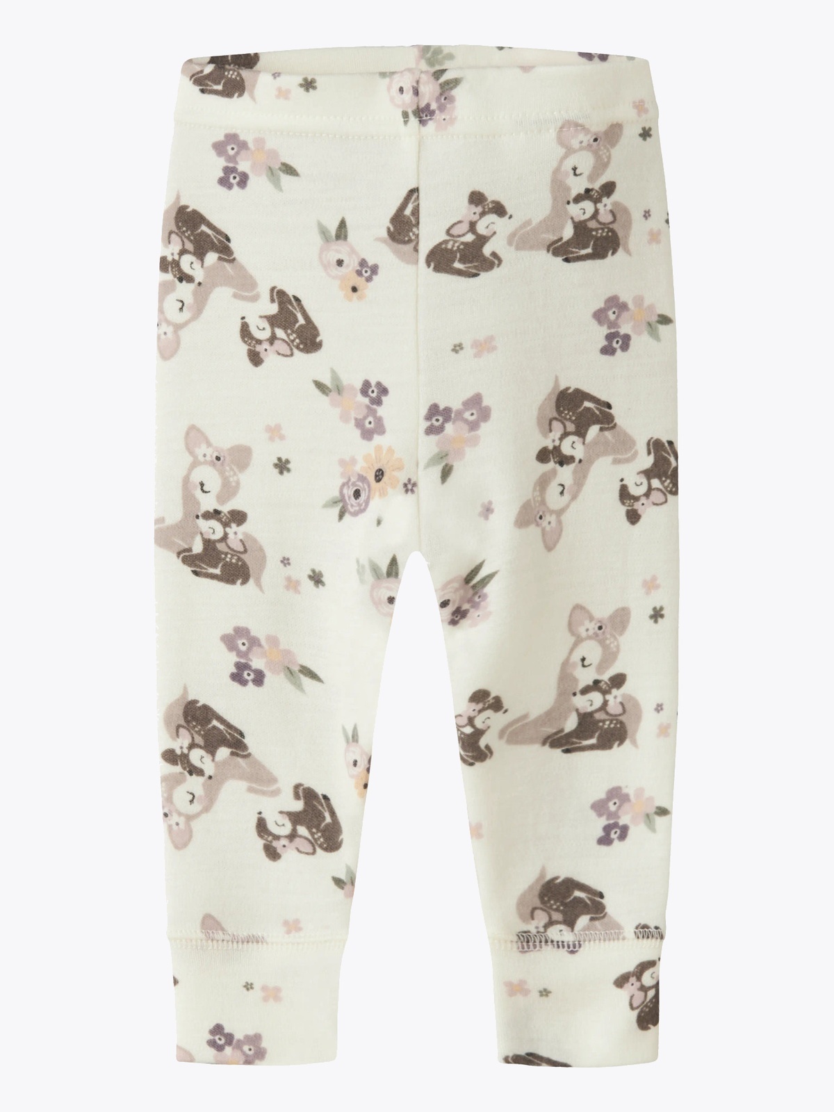 Name It Willit Wool Legging snow white bambi + flower