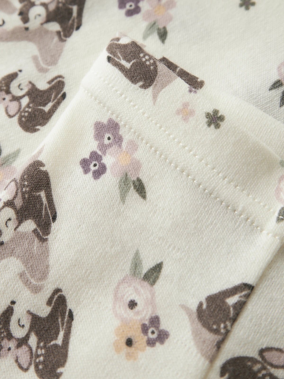 Name It Willit Wool Legging snow white bambi + flower